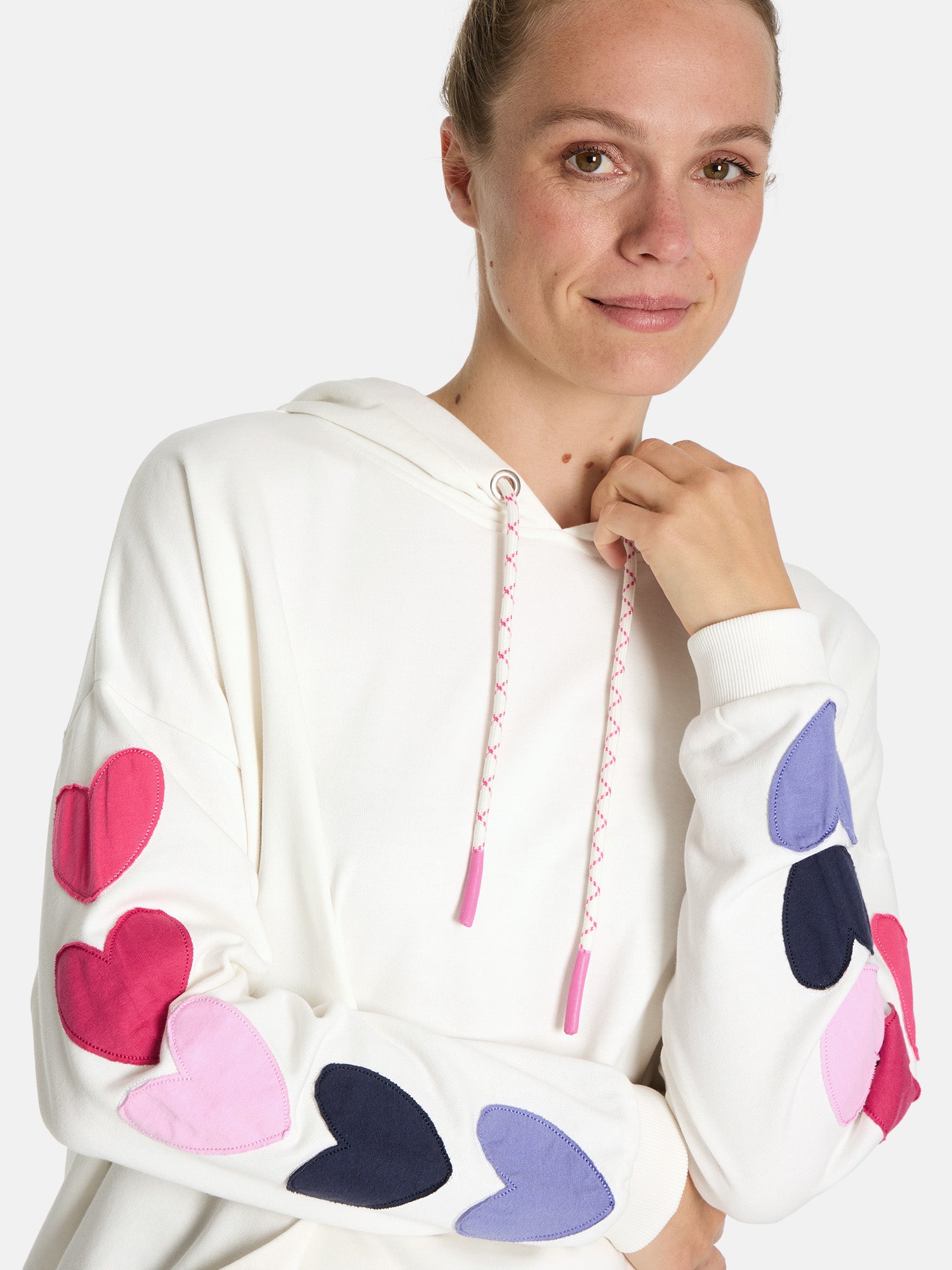 Lieblingsstück CaraEP Hoodie offwhite Baumwolle