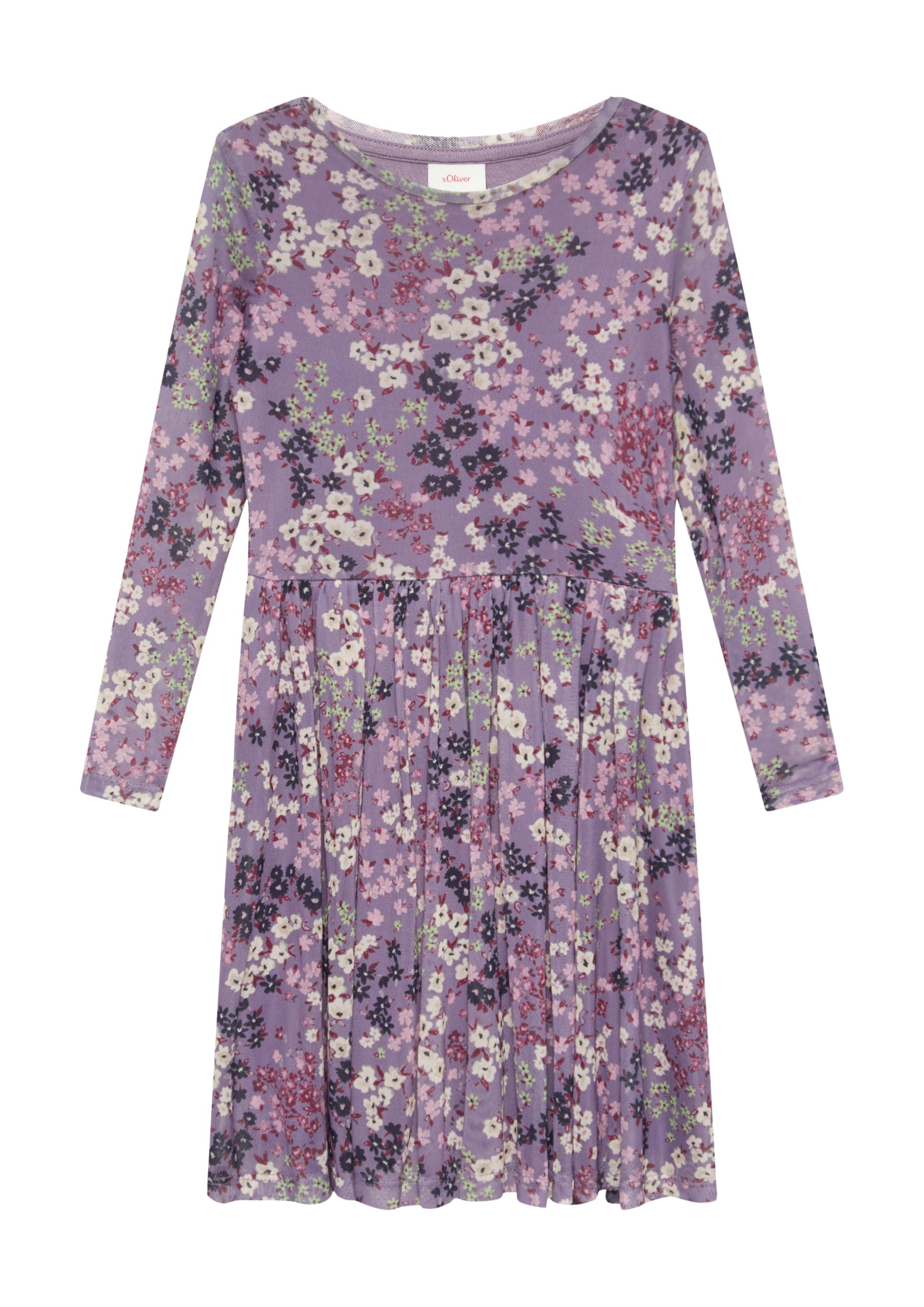 s.Oliver Mesh Kleid 92 flieder gemustert