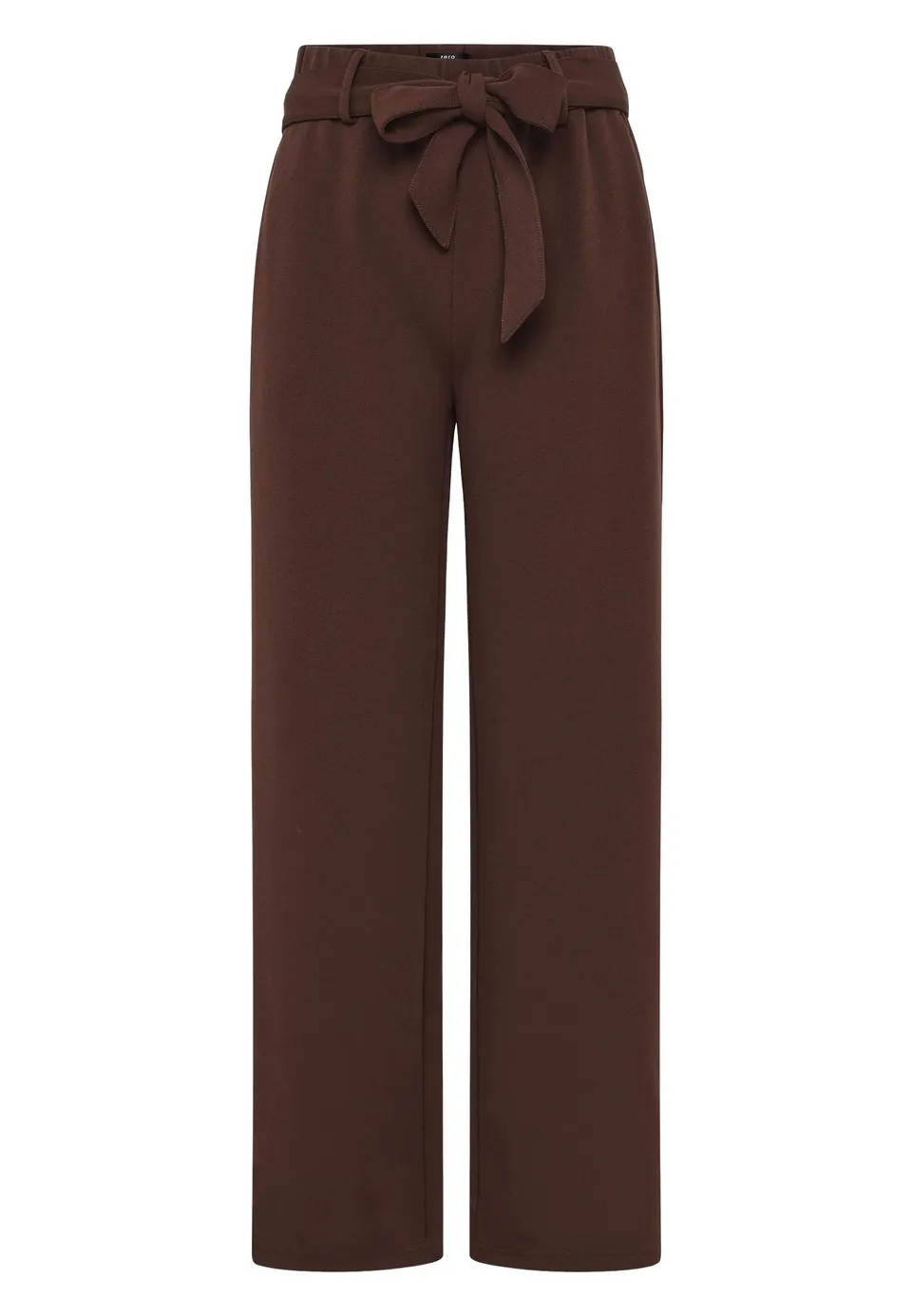 zero Hose mit Stoffgürtel Gr.40 Chicory Coffee