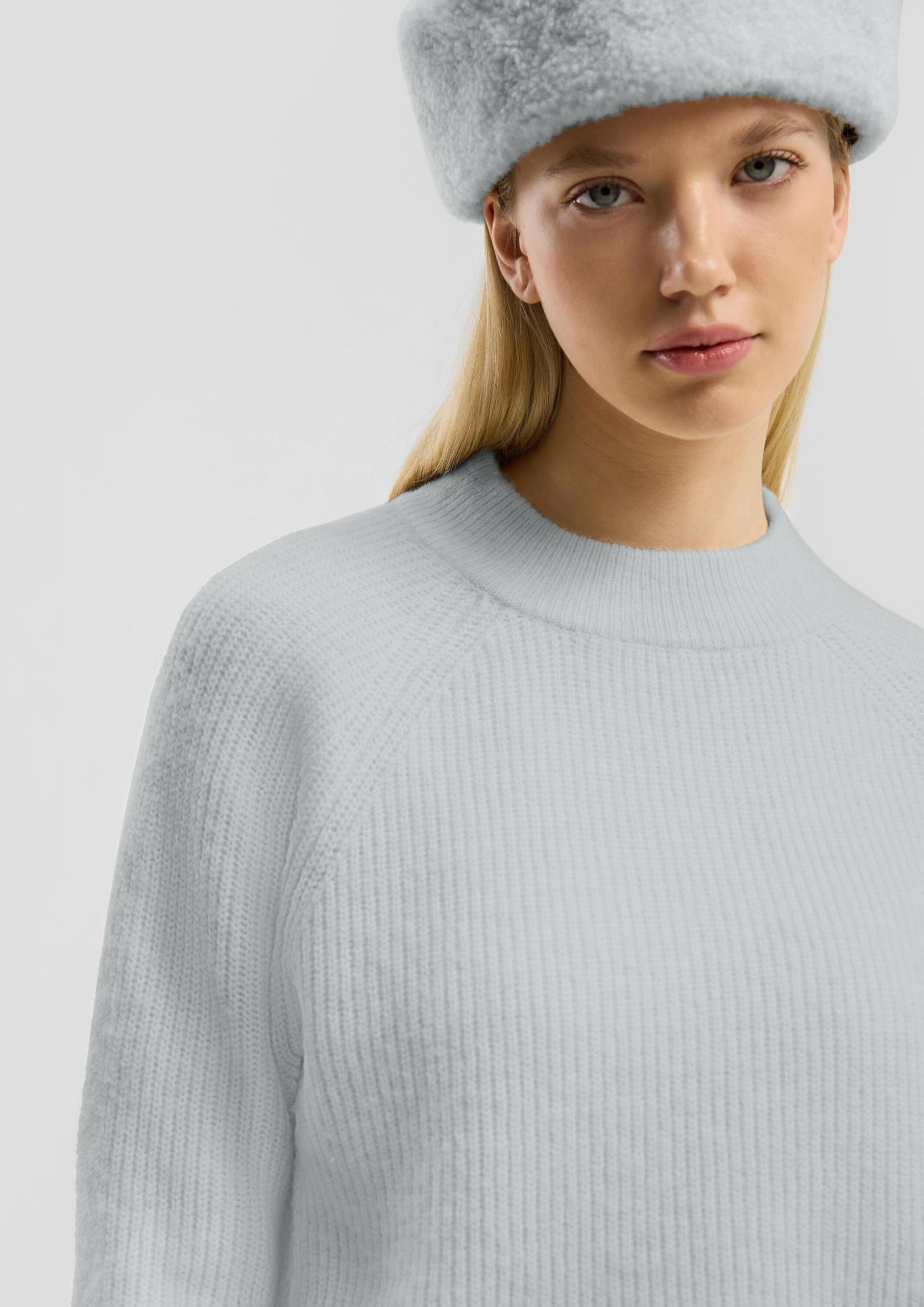 s.Oliver QS Melierter Pullover Strick Freizeit