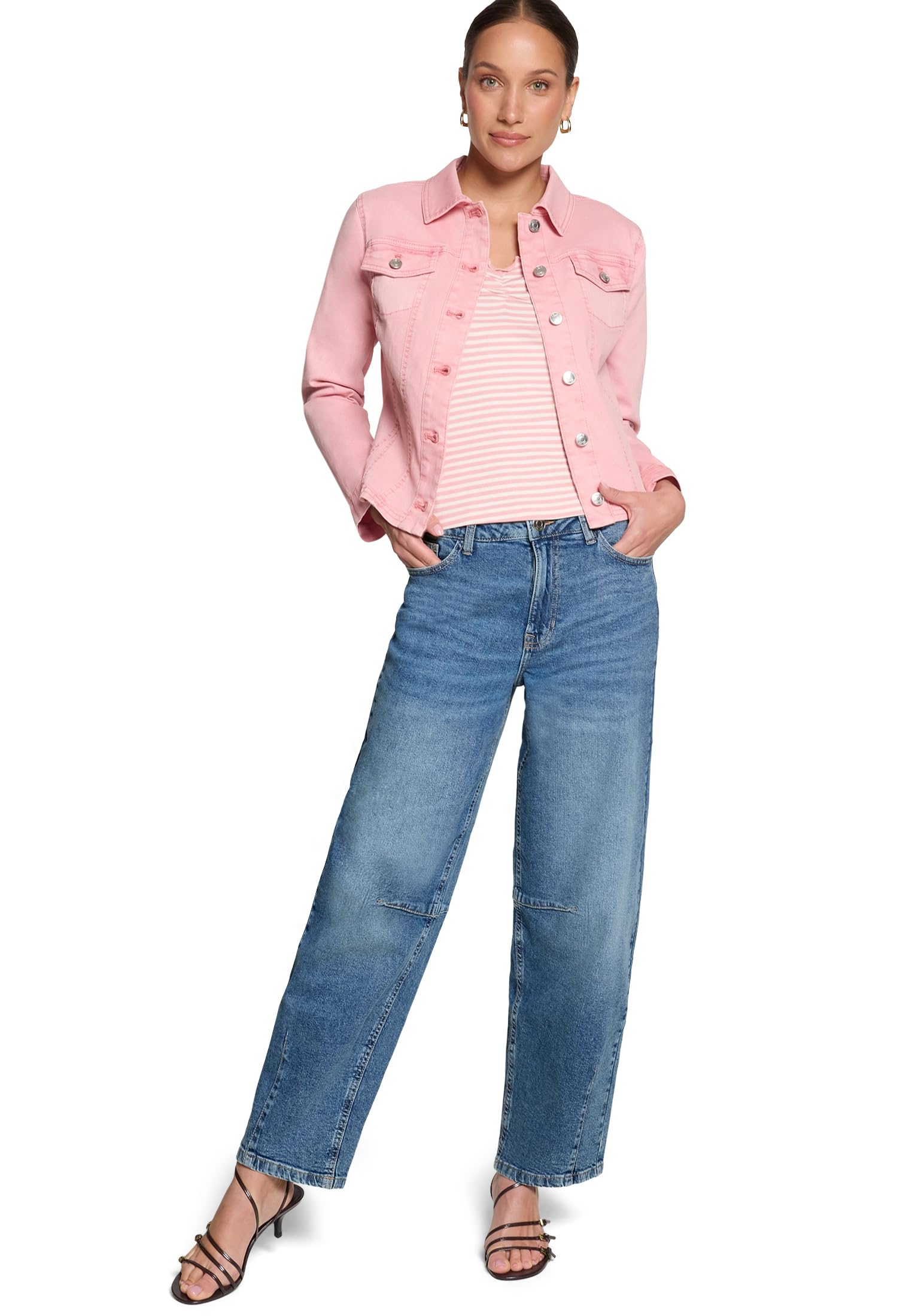 zero Blazer-Jacke im Jeans-Look Jacke 40 Bridal Rose