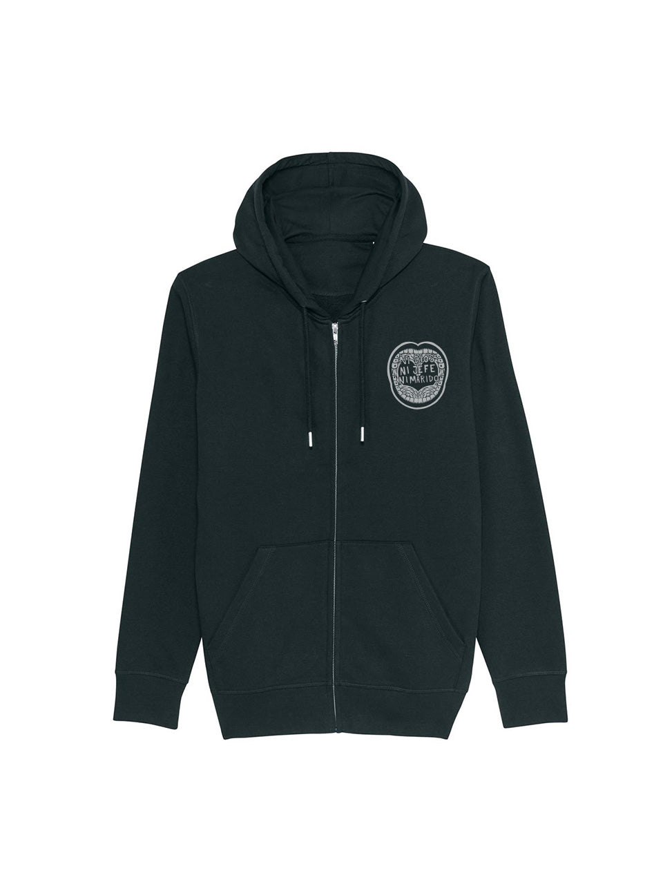 dna merch Die Stimme der Frau Damen Kapuzenjacke Schwarz