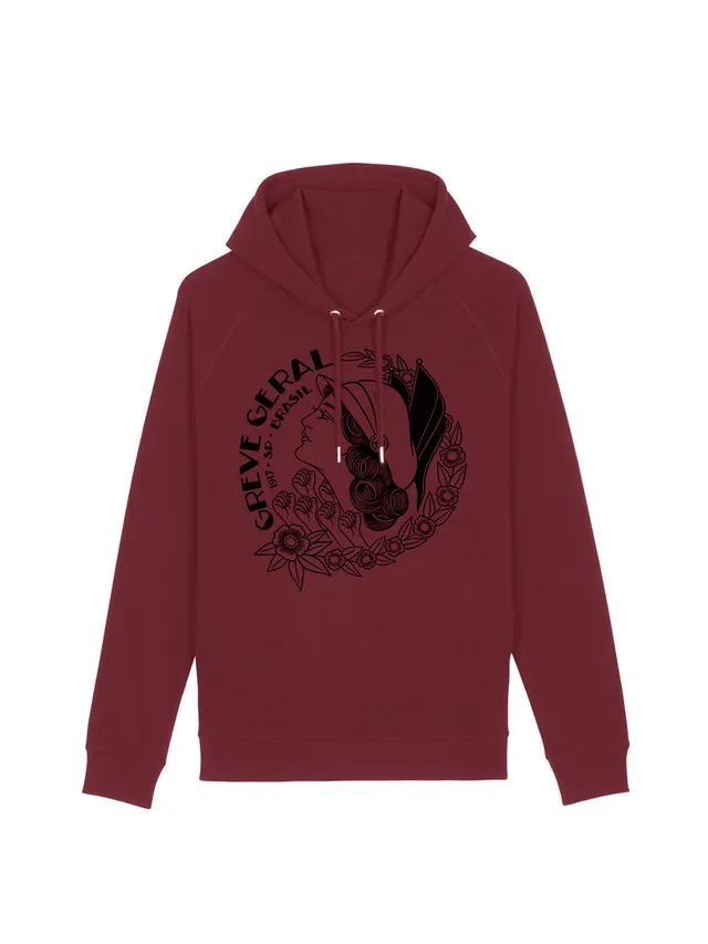 dna merch Greve Geral SP 1917 Kapuzenpullover Schwarz