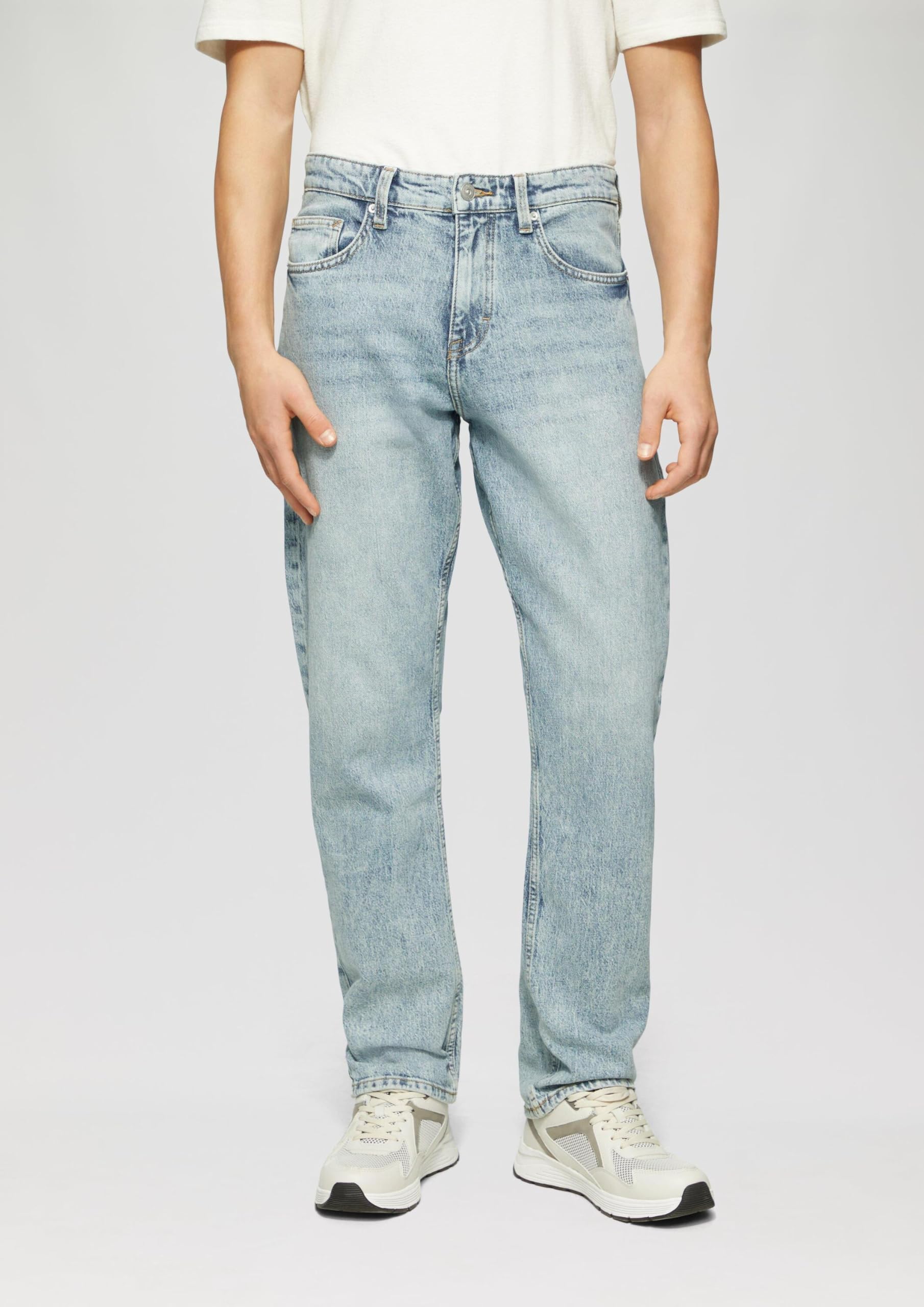 s.Oliver QS Oxford-Hemd Stehkragen Regular Fit 32W/32L