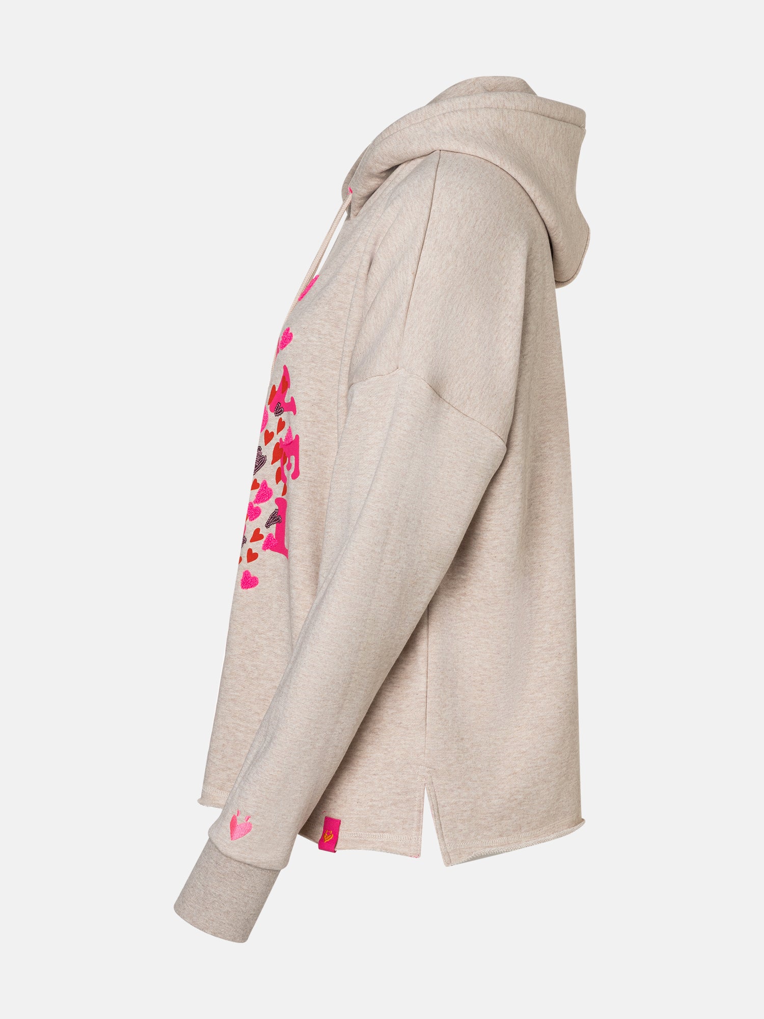 Lieblingsstück IzzyL Hoodie beige melange Baumwollmix