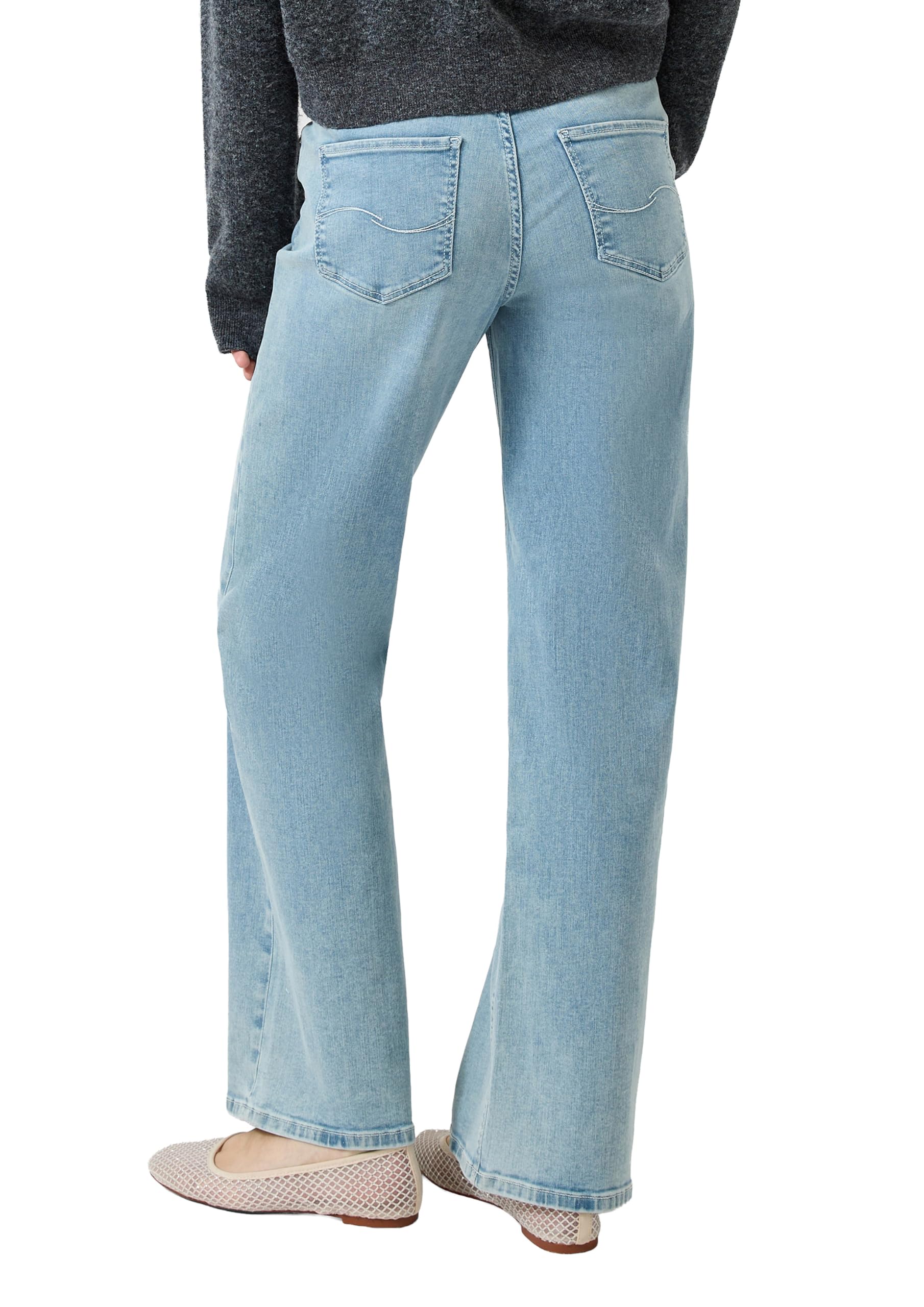 s.Oliver Catie Wide Leg Jeans Slim Fit Superstretch hellblau