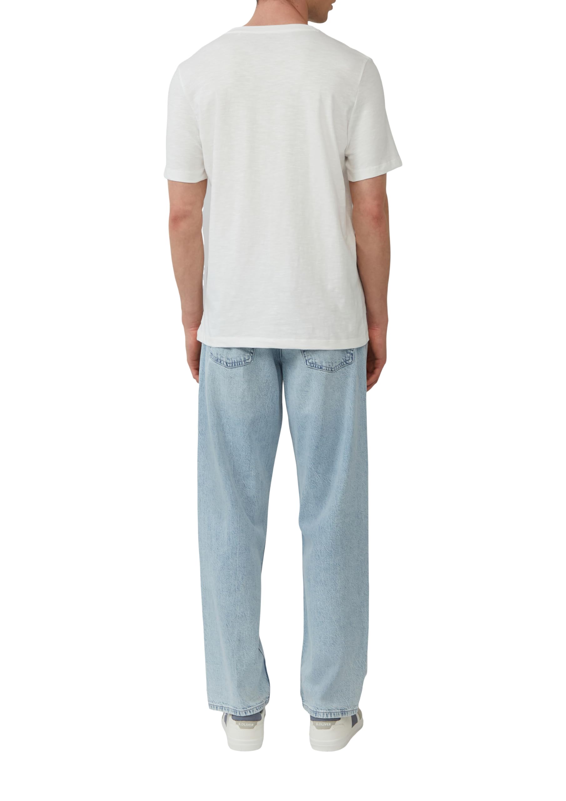 s.Oliver Henley-Shirt Flammgarn Knopfleiste