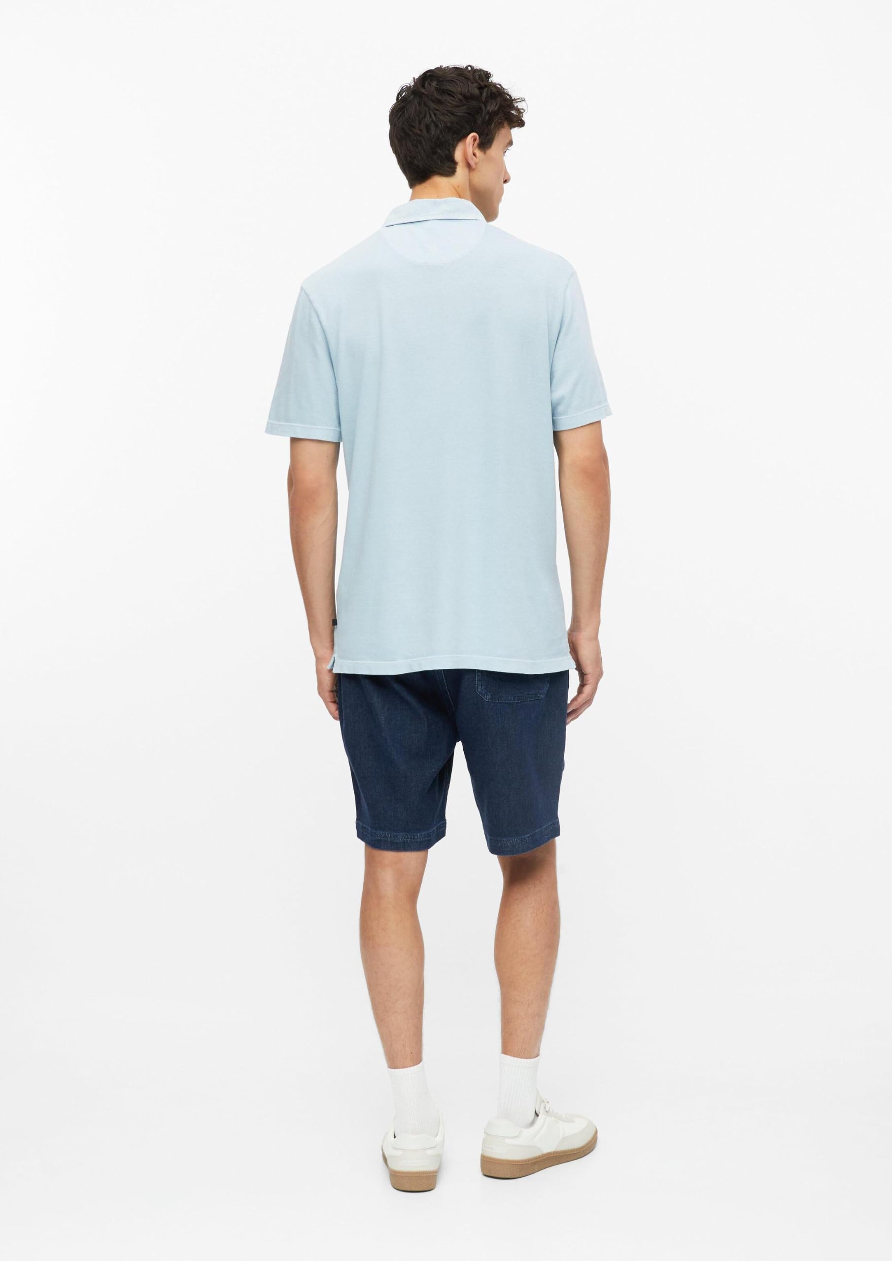 s.Oliver Garment Dye Poloshirt hellblau Gr. M