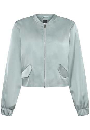zero Blouson Langarm Jacke 40 Silver Blue leicht