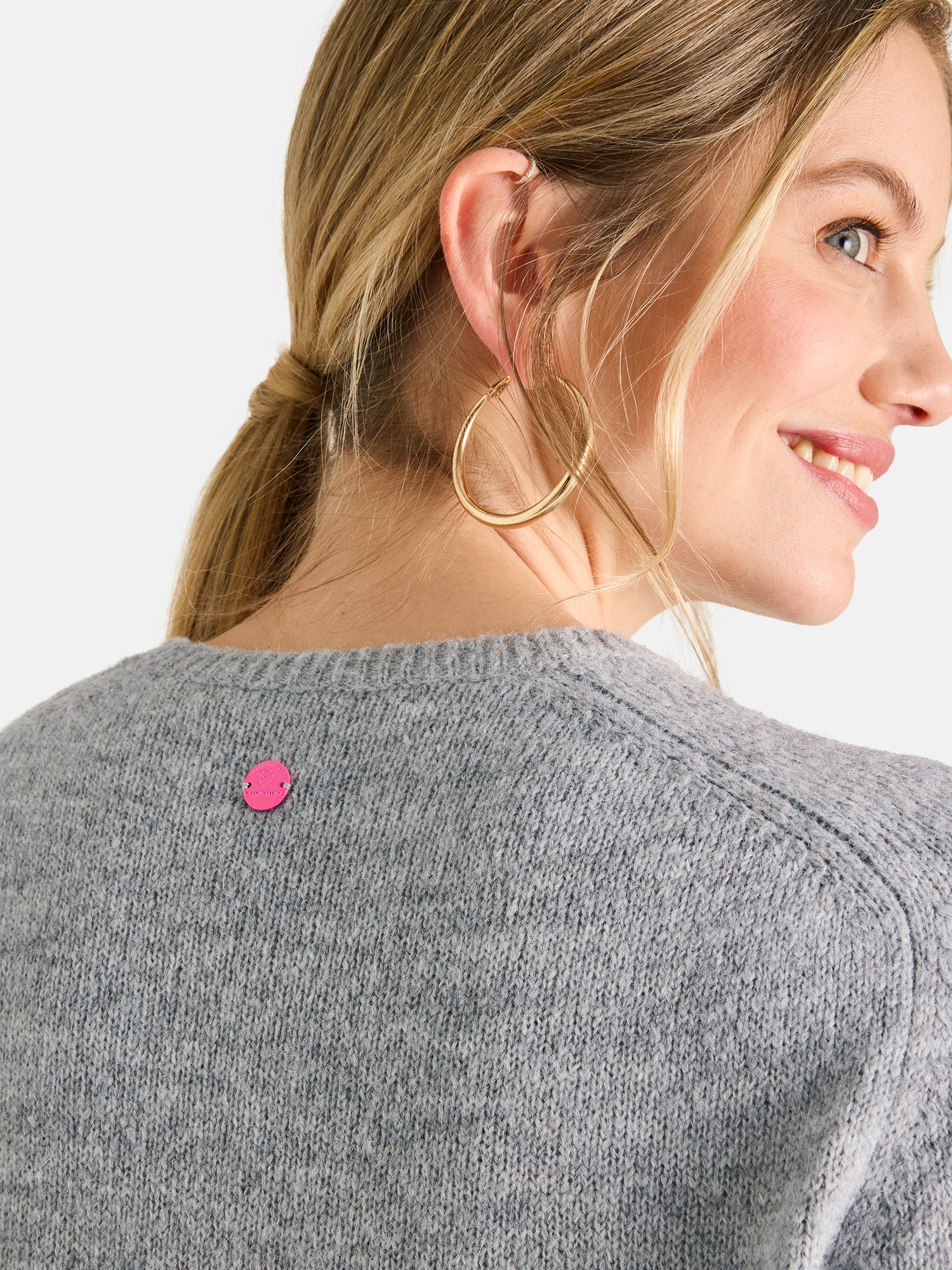 Lieblingsstück NestaL Pullover silver mel mit Alpaka