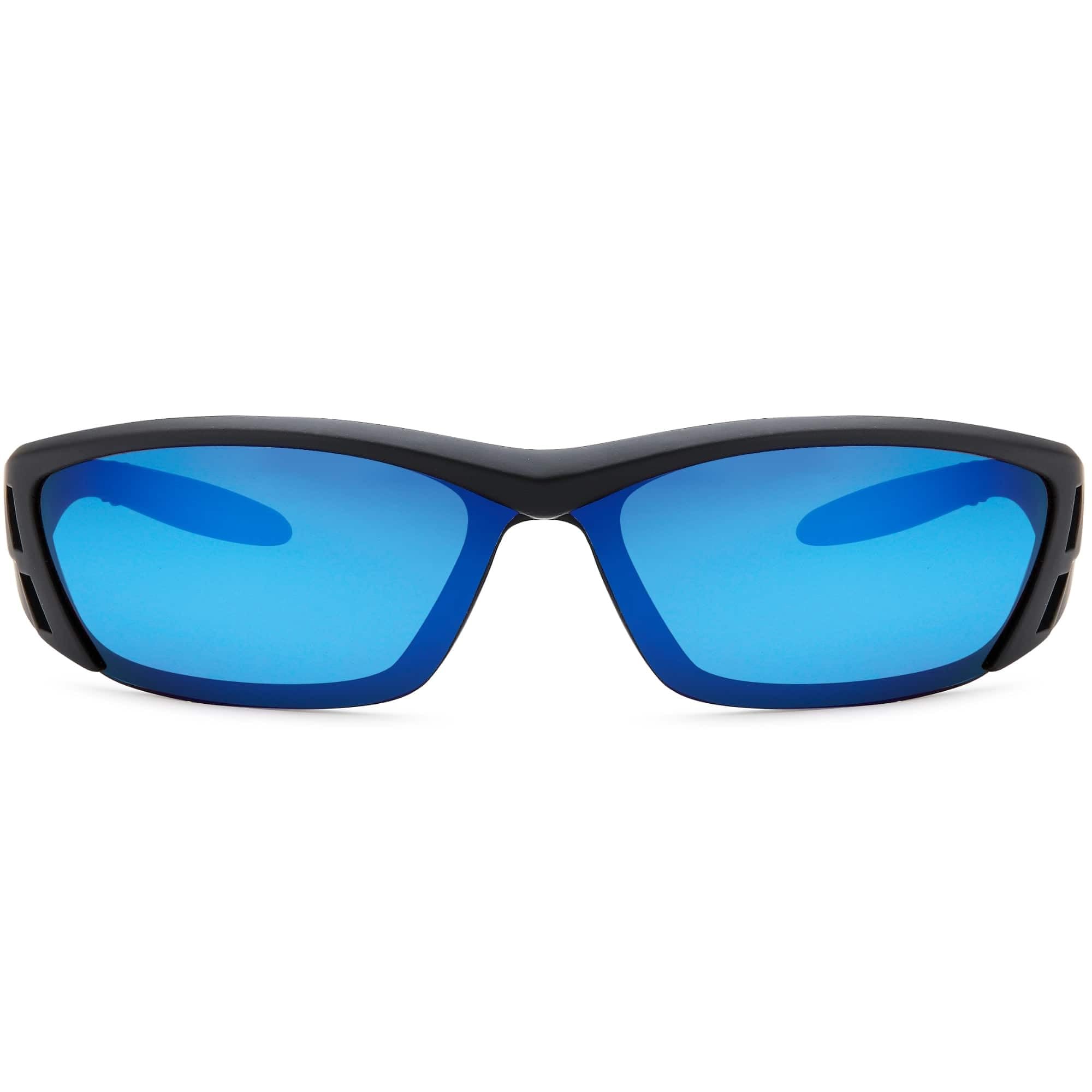 BEZLIT Sport Sonnenbrille UV400 Fahrradbrille Blau Verspiegelt