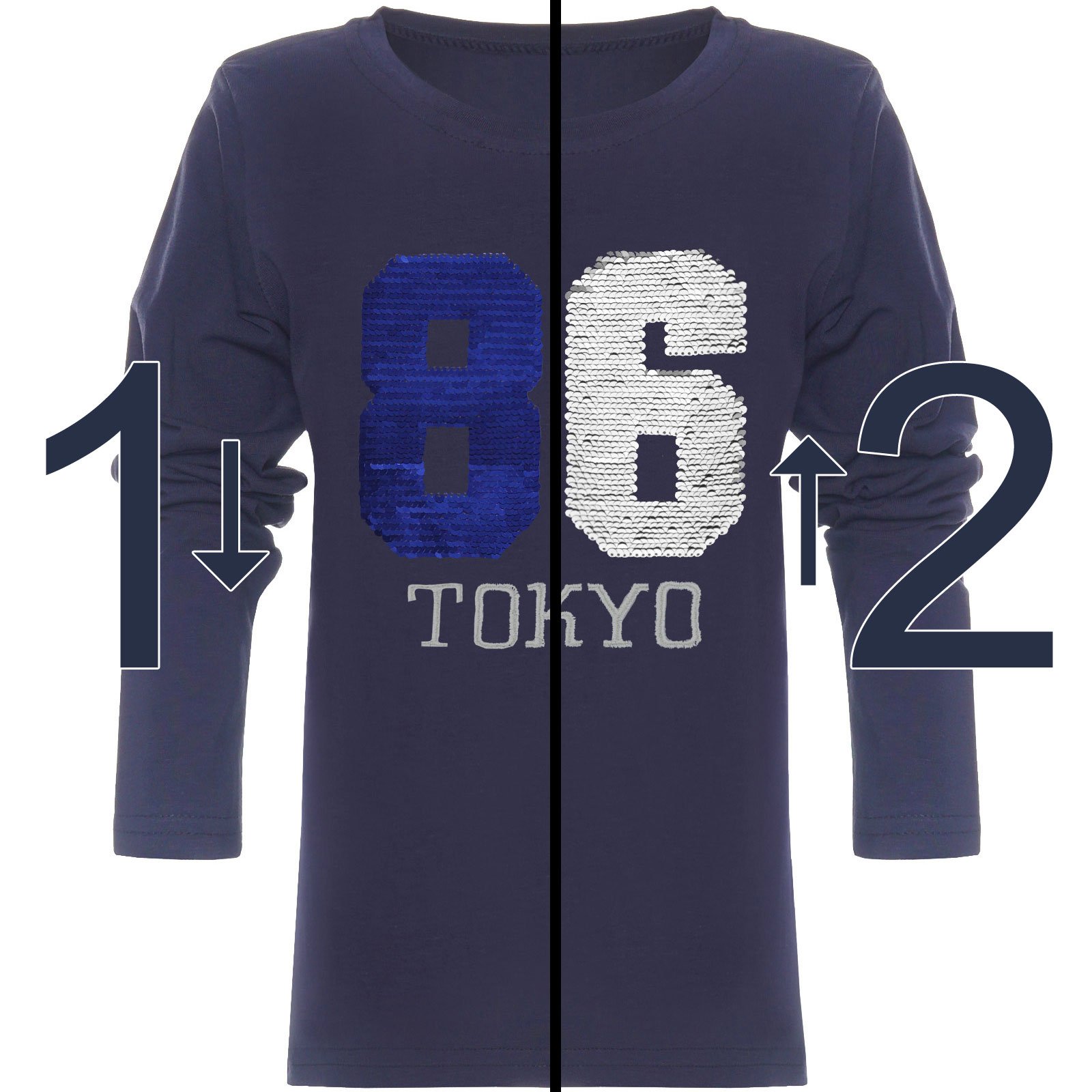 BEZLIT 86 Tokyo Longsleeve Blau Gr. 98-104 Baumwolle