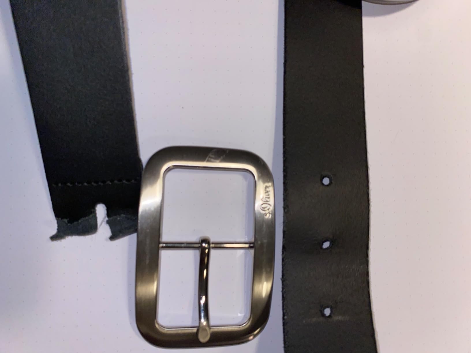 s.Oliver Red Label Taillengürtel Leder Gürtel Damen