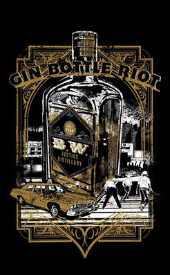 dna merch Gin Bottle Riot 1964 Hoodie für Damen