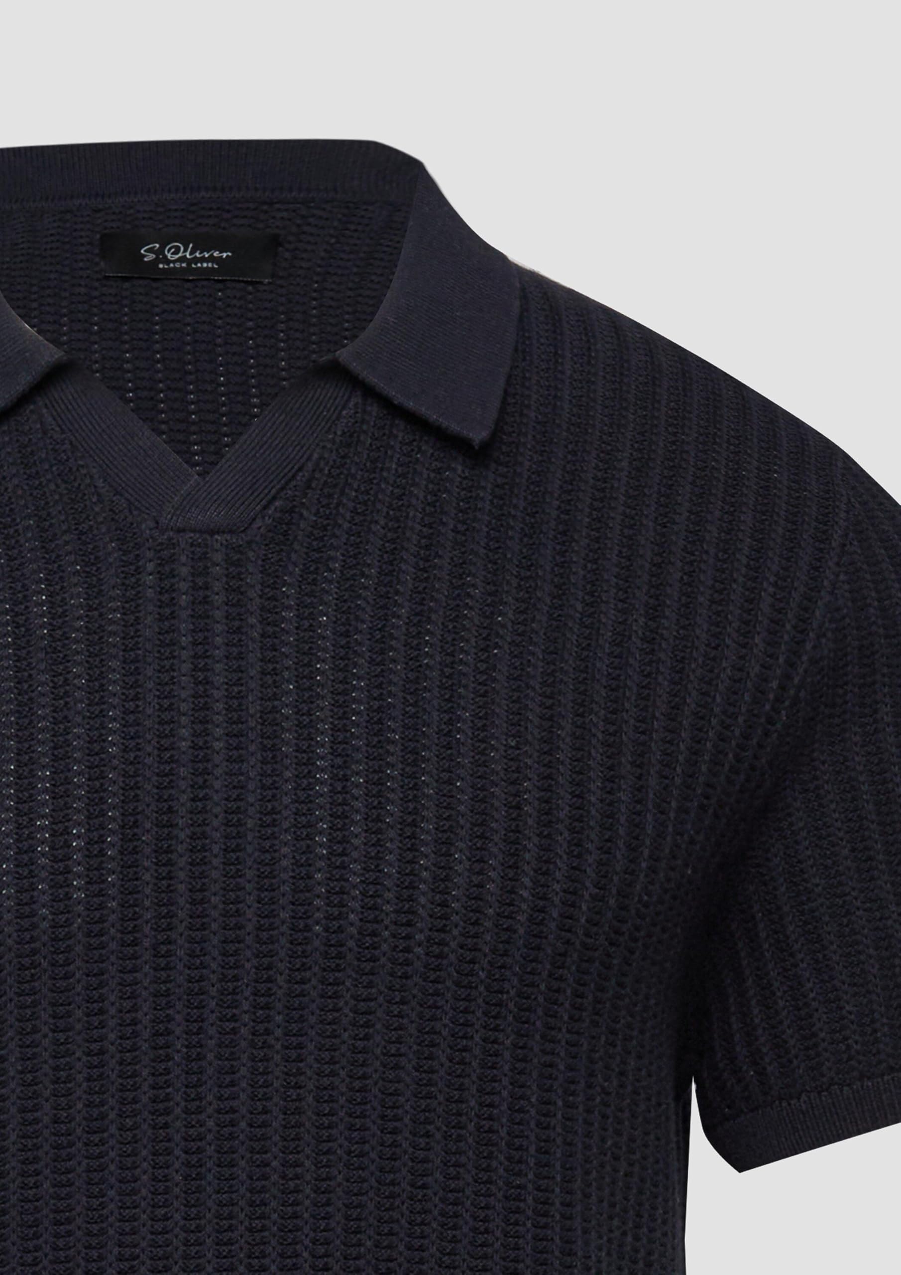 s.Oliver RED LABEL 2175275 Strickpolo Baumwolle navy L