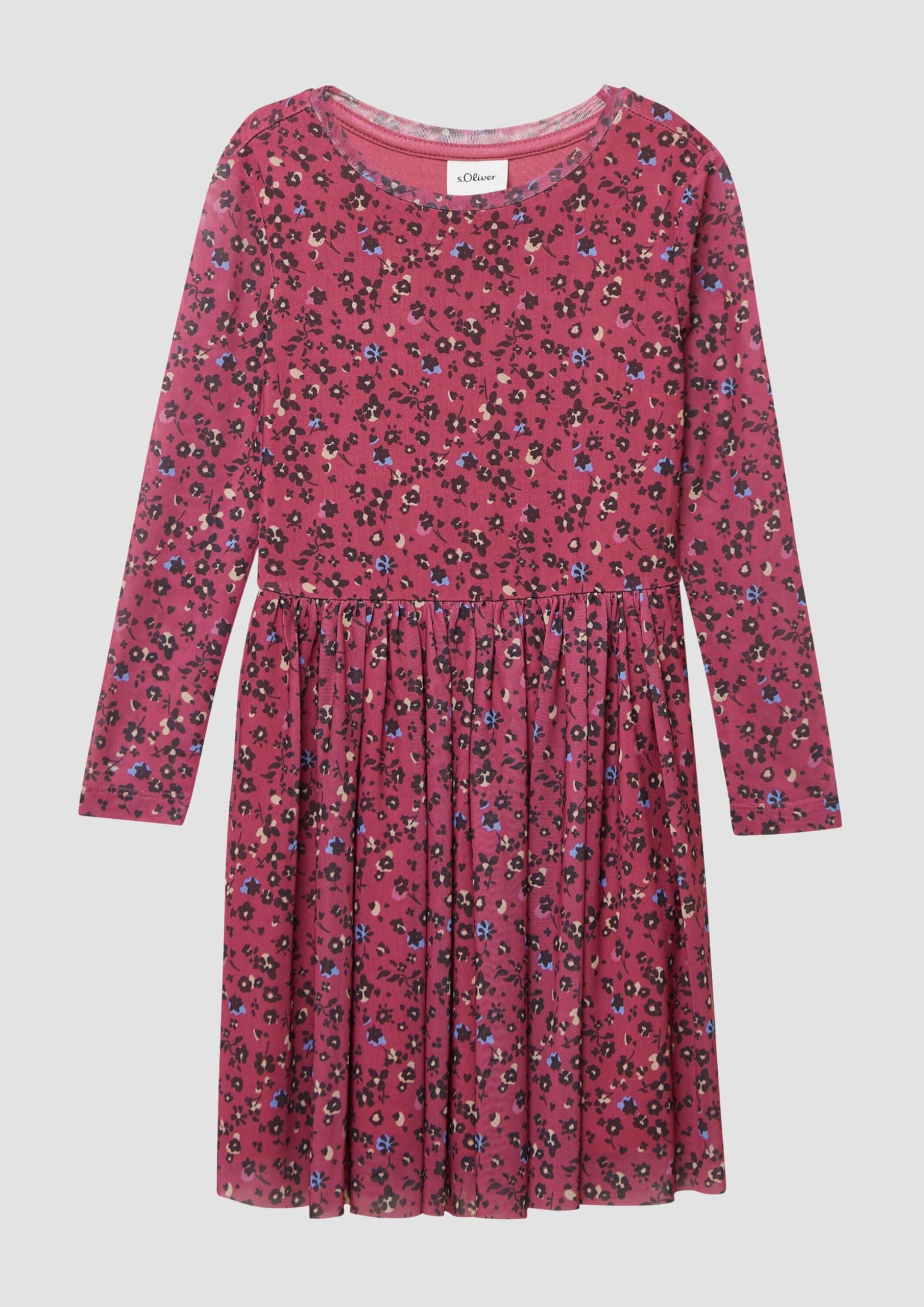 s.Oliver Junior Meshkleid Jerseyfutter Himbeere 98
