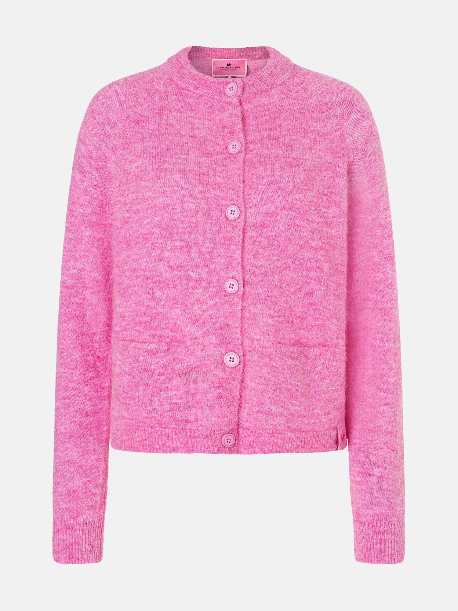 Lieblingsstück AnnickL Strickjacke blush aus Alpaka-Mix