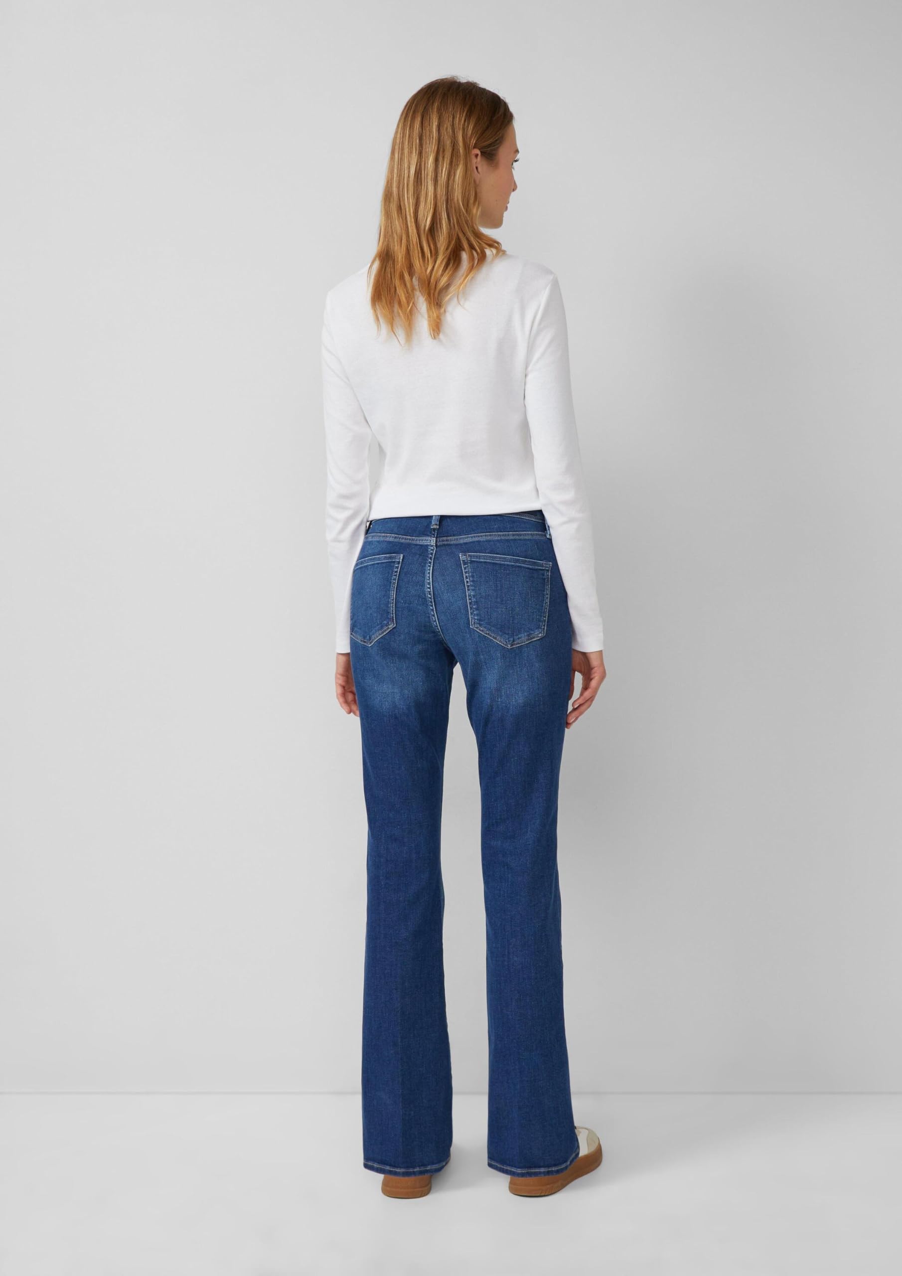 s.Oliver Beverly Mid Rise Bootcut Jeans 46W/32L blau