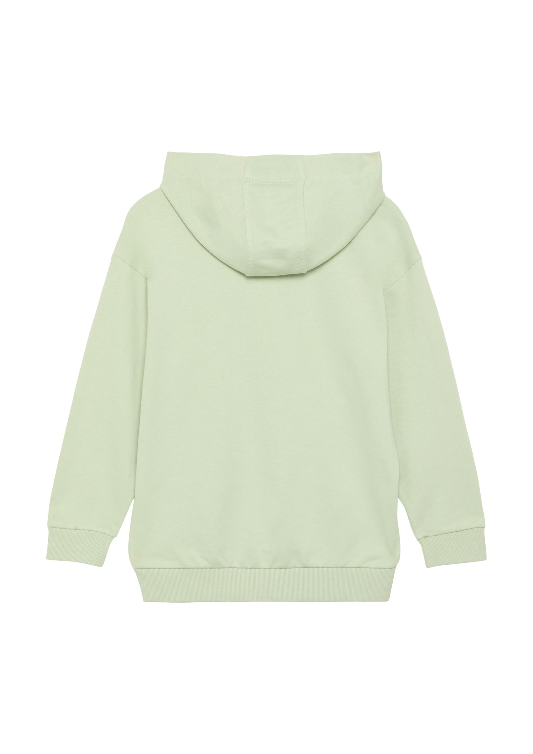 s.Oliver Oversized Hoodie salbeigrün mit Frontprint