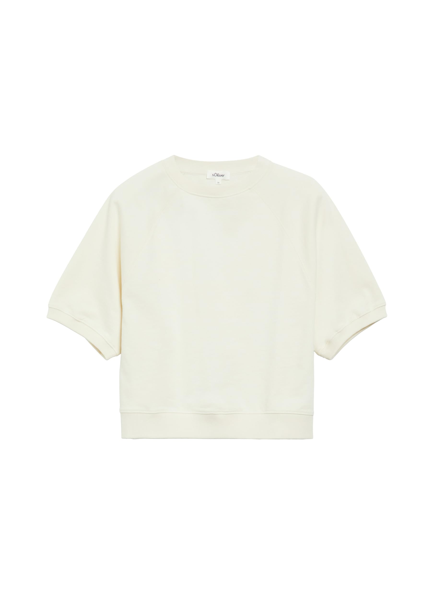 s.Oliver RED LABEL Sweatshirt Kurzarm Baumwolle