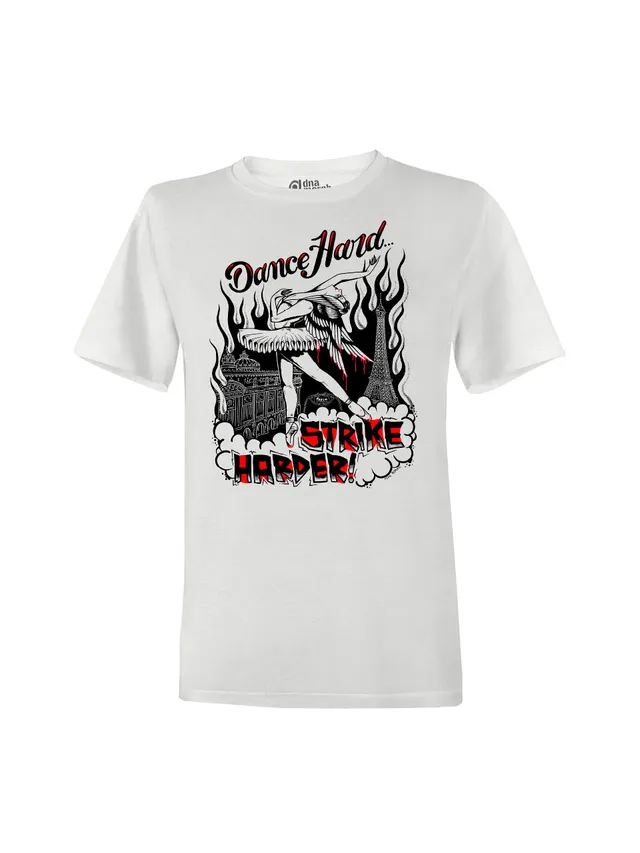 dna merch Pariser Ballerina-Streik T-Shirt Unisex Schwarz