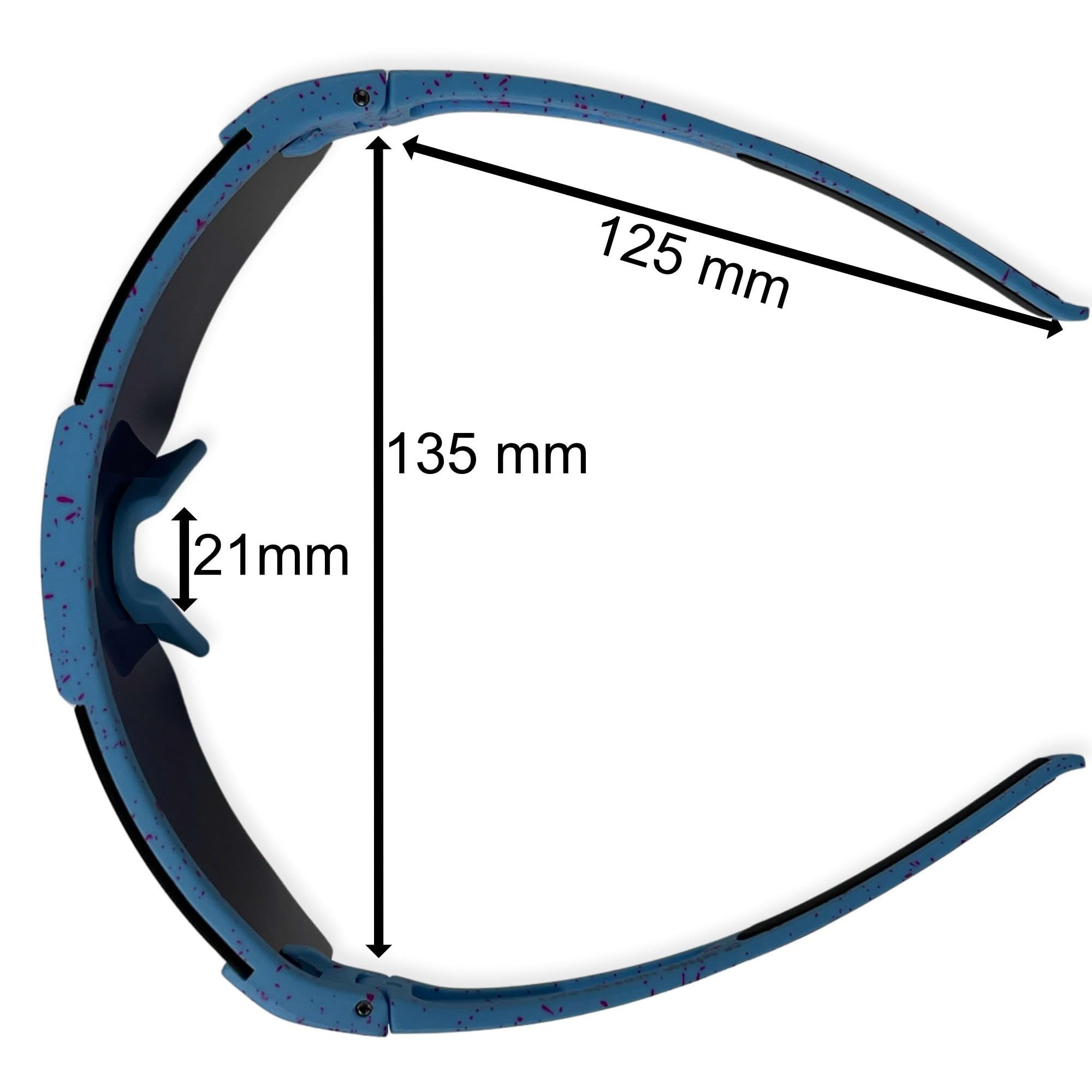 BEZLIT Damen Sport Shield Sonnenbrille verspiegelt Kat.3