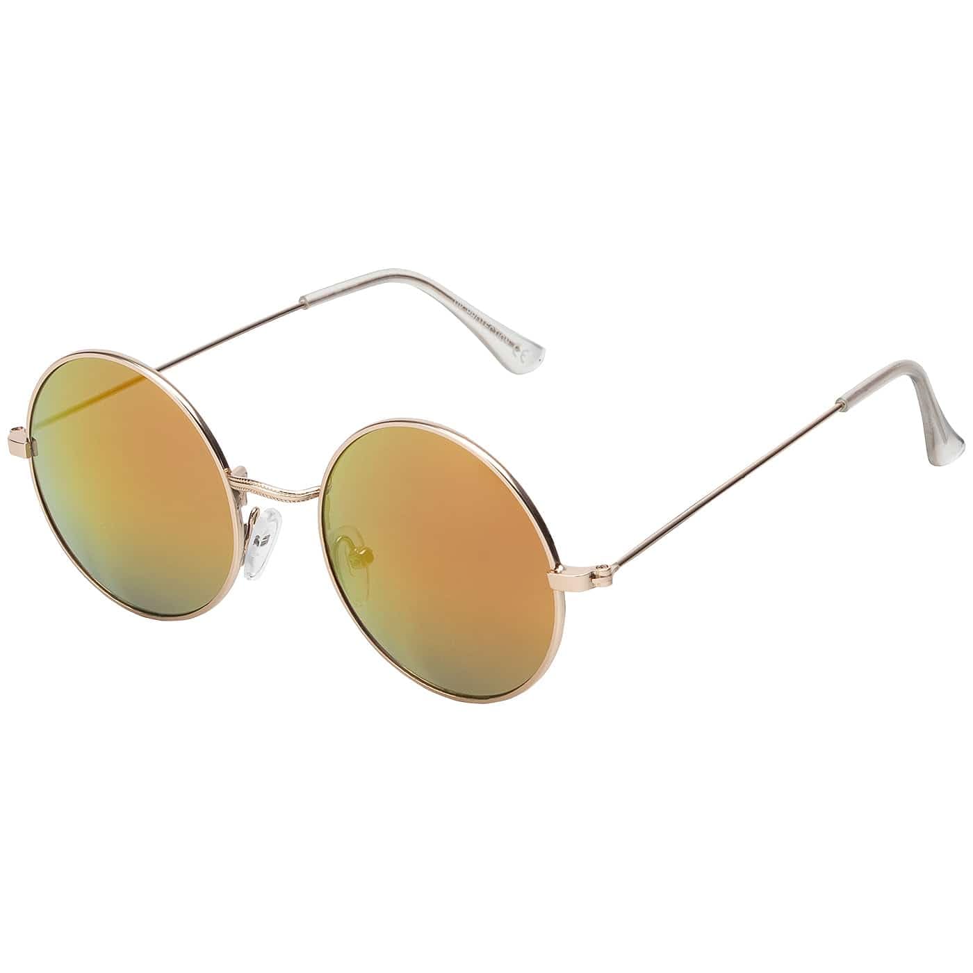BEZLIT 30559 Runde Sonnenbrille Schwarz-gold UV400
