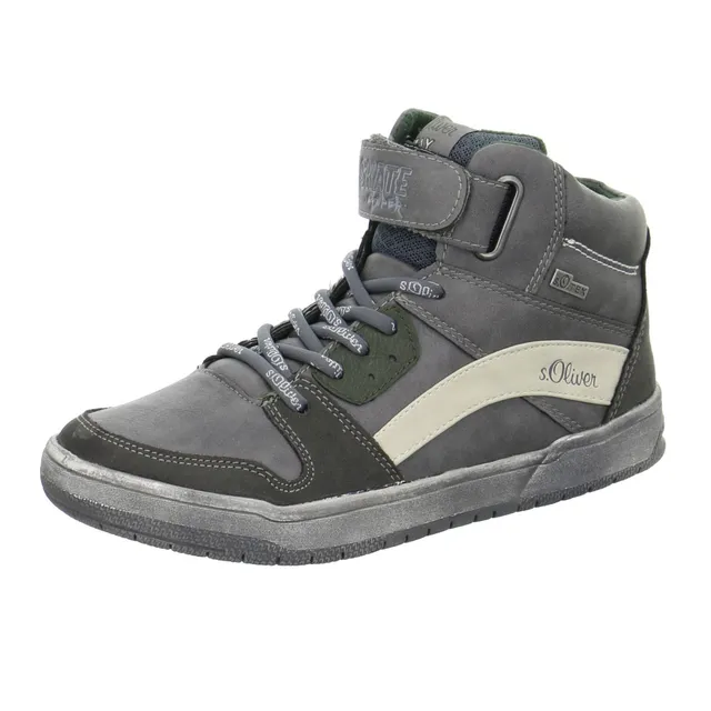 s.Oliver 5-45302-37 Kinder Stiefel Grau hoch warm