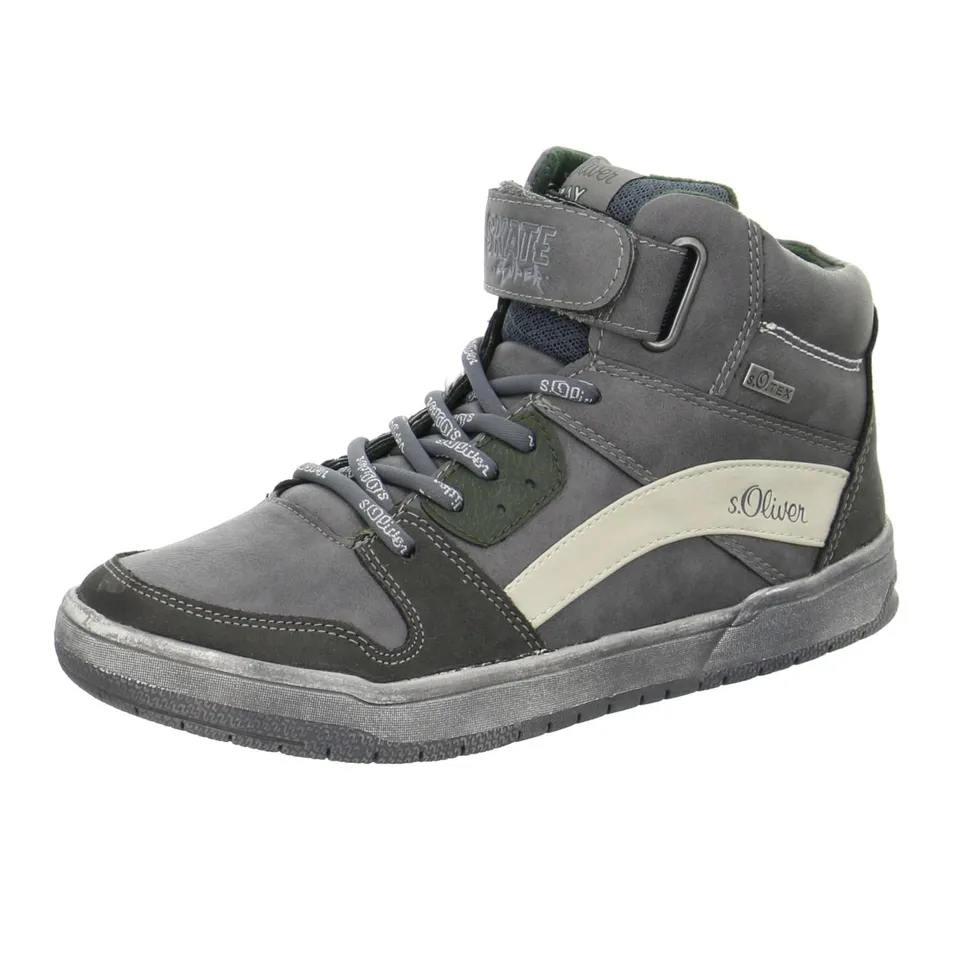 s.Oliver 5-45302-37 Kinder Stiefel Grau hoch warm