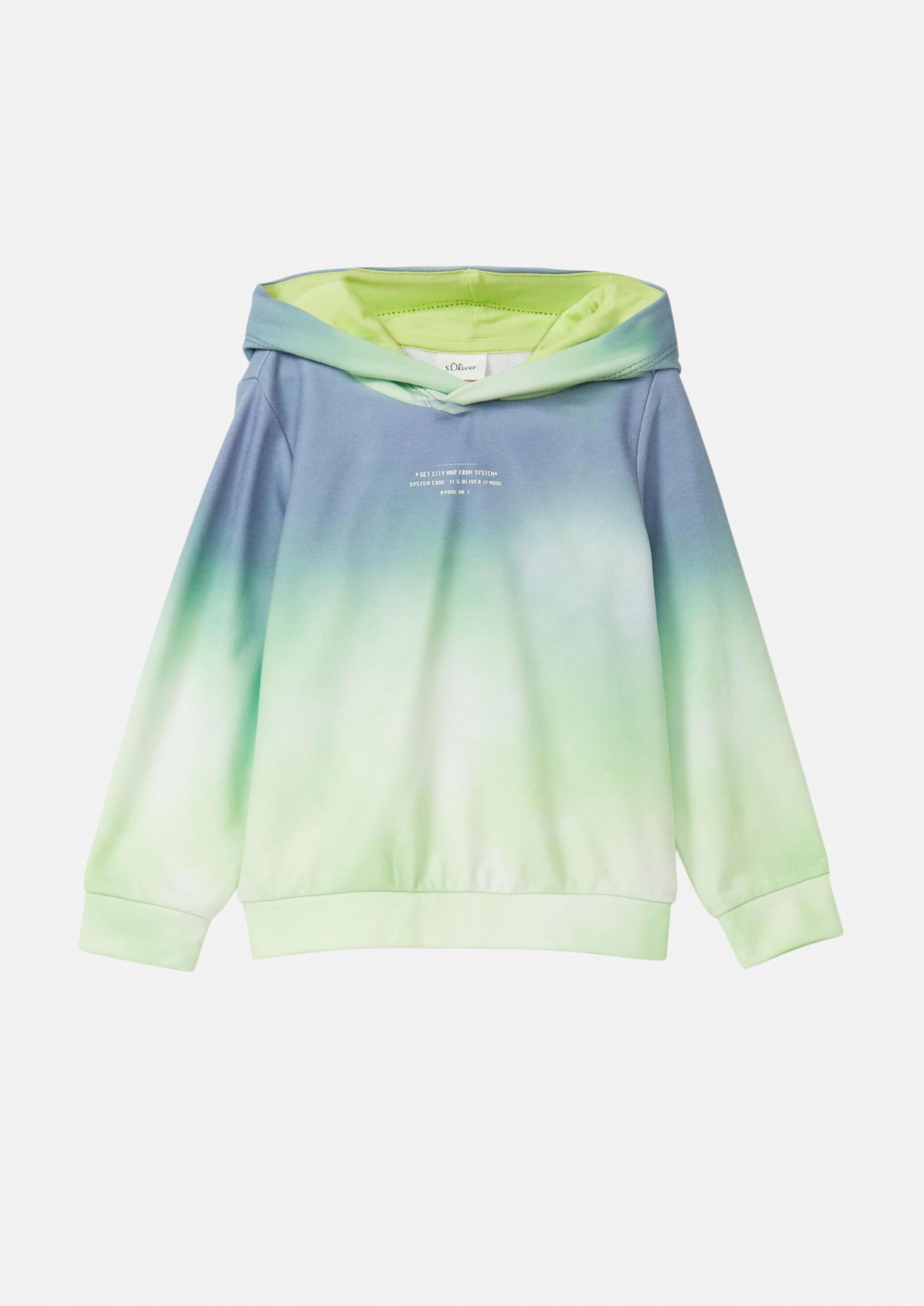 s.Oliver RED LABEL Hoodie Farbverlauf 104-110 mit Kapuze