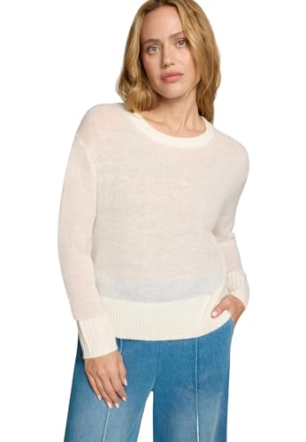 zero Alpakawolle Pullover 40 Eggnog weich