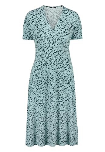 zero Jerseykleid Print Midi-Kleid Größe 40 V-Ausschnitt