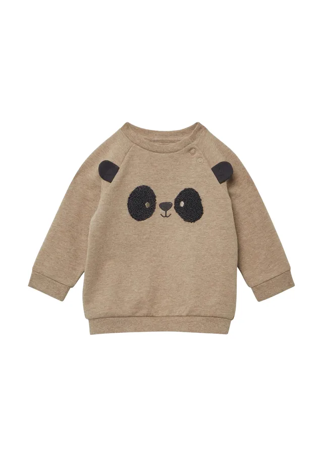 s.Oliver RED LABEL Panda Sweatshirt Gr. 80 kuschelig