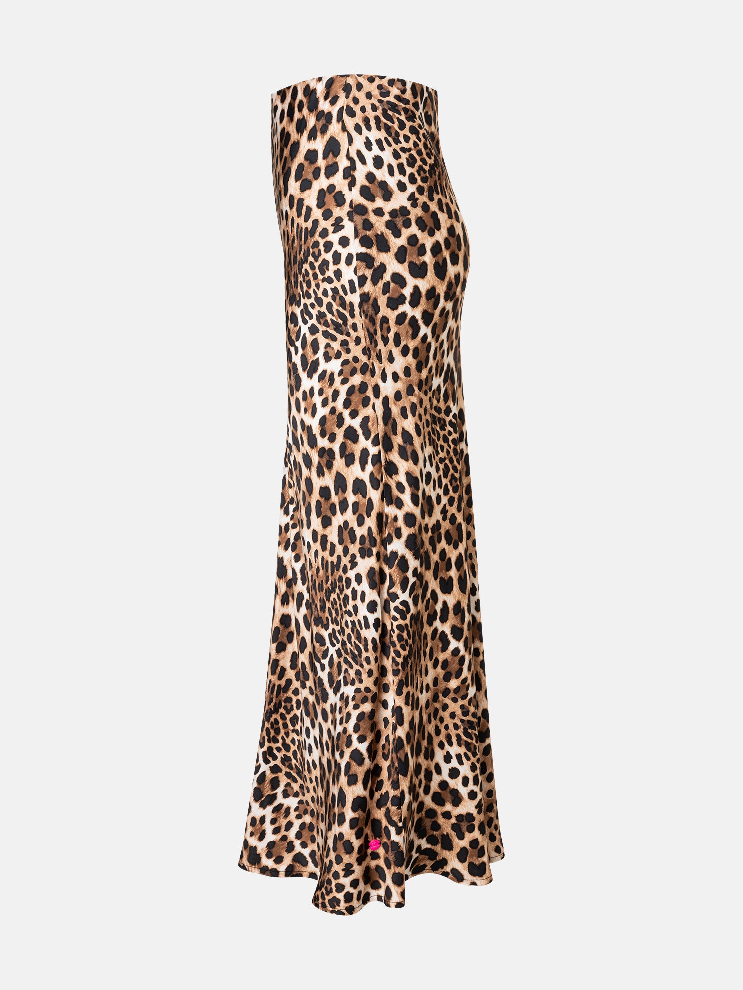 Lieblingsstück JunaL Rock Viskose brownie Satin Leo