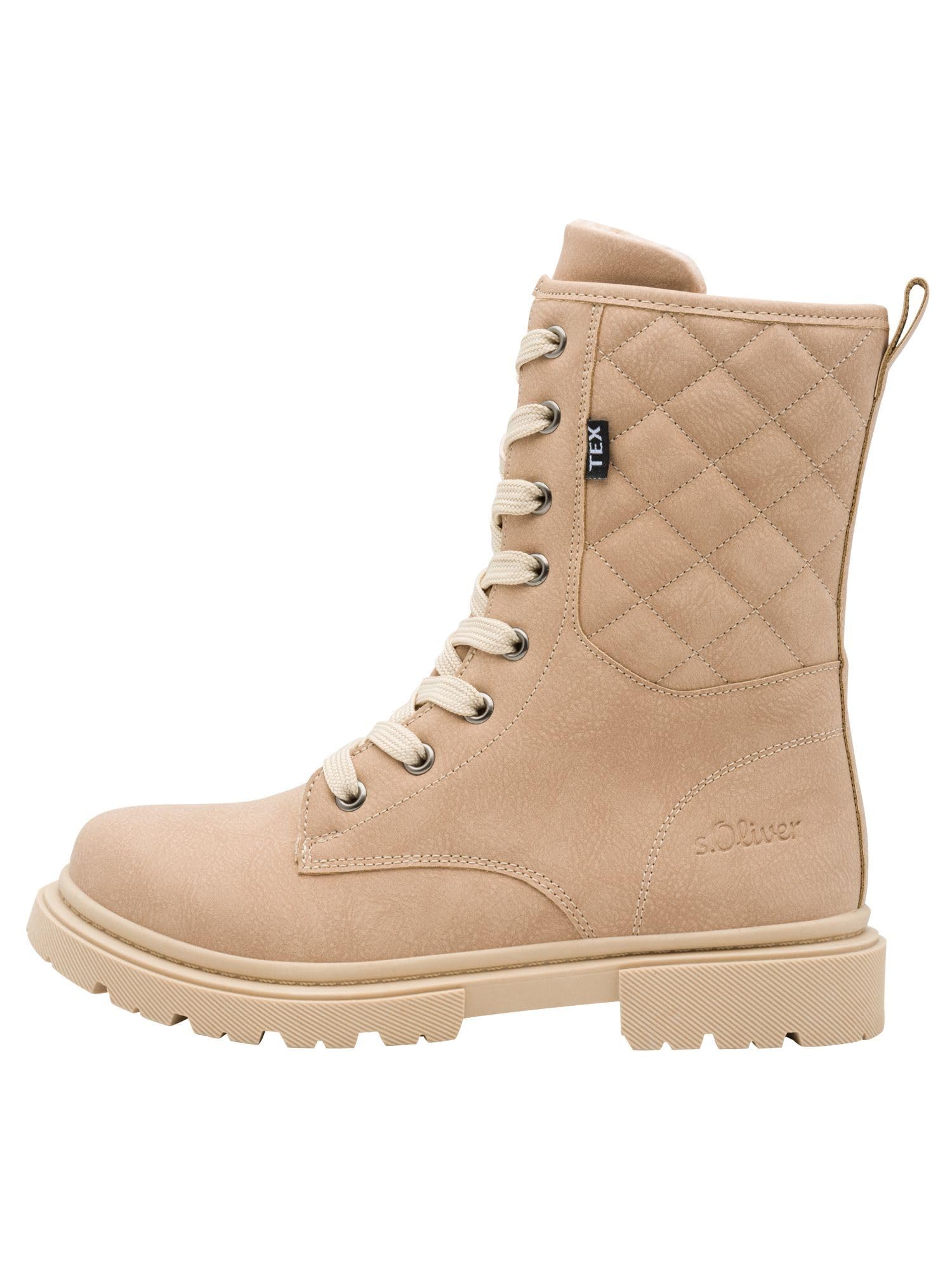 s.Oliver WL Lace Boot 5-46223-43 Schneestiefel 32 Sand gefüttert