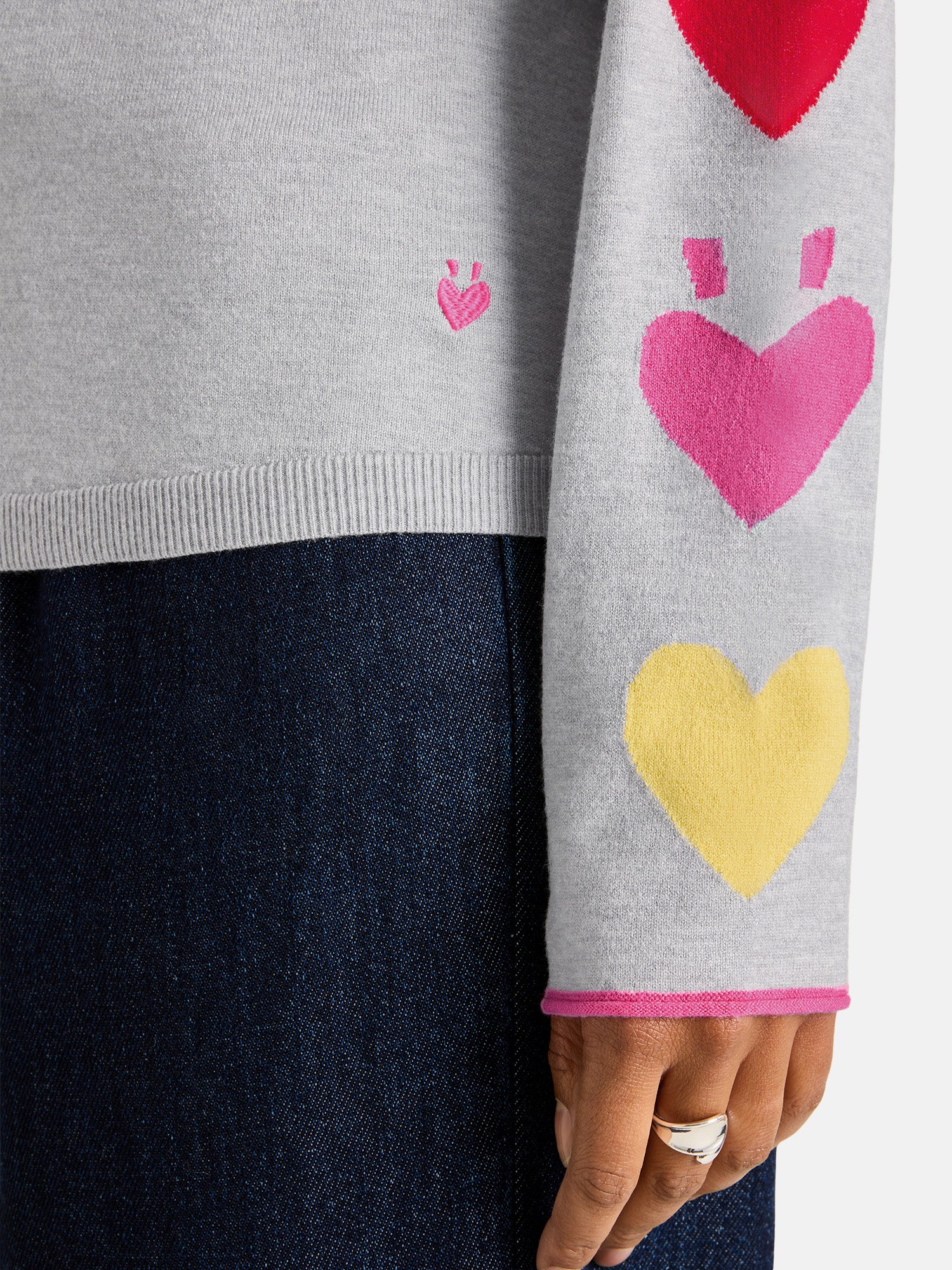 Lieblingsstück LariL Pullover light silver Viskosemix