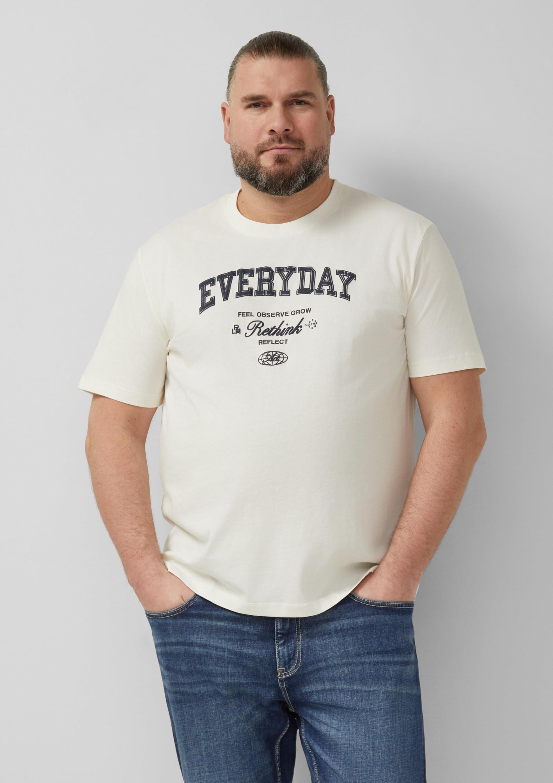 s.Oliver Piqué T-Shirt Garment Dye 3XL Baumwolle
