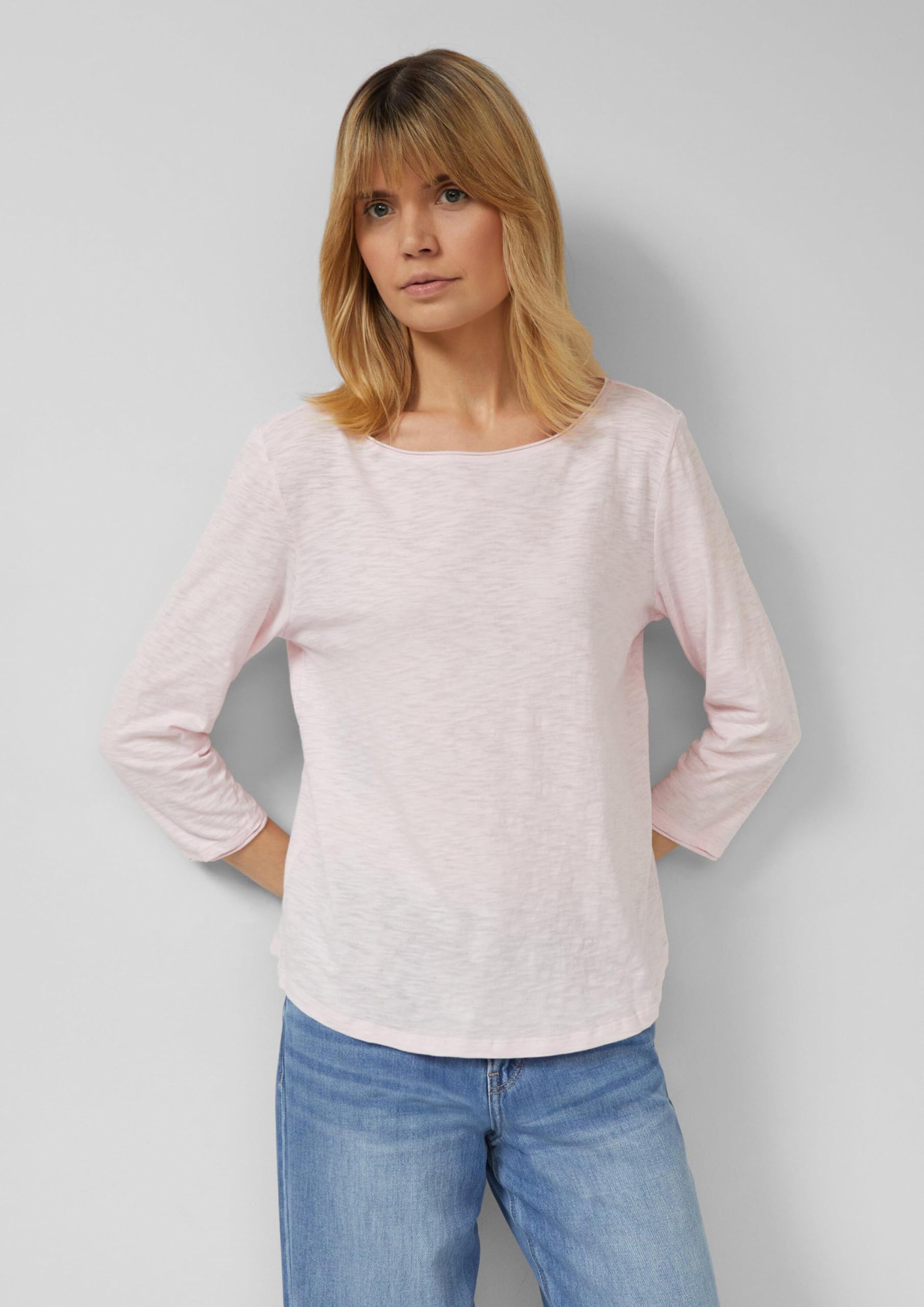 s.Oliver 2164085 T-Shirt lilac pink aus Baumwolle