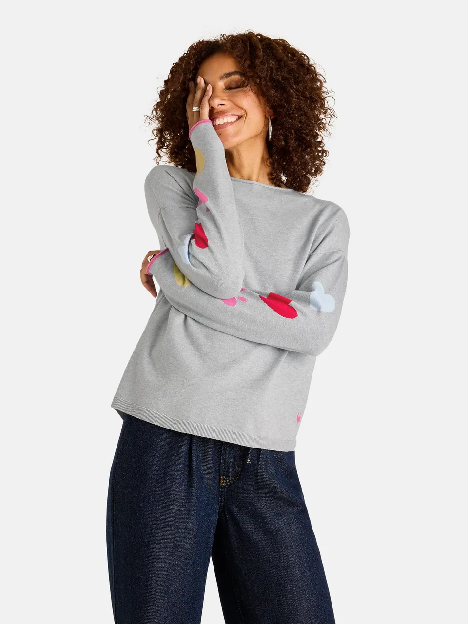Lieblingsstück LariL Pullover light silver Viskosemix