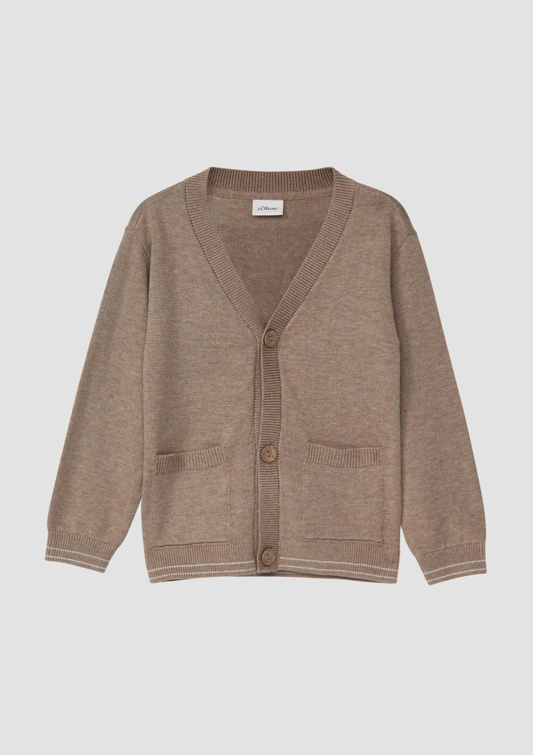 s.Oliver 2174290 Strickjacke Braun für Jungen