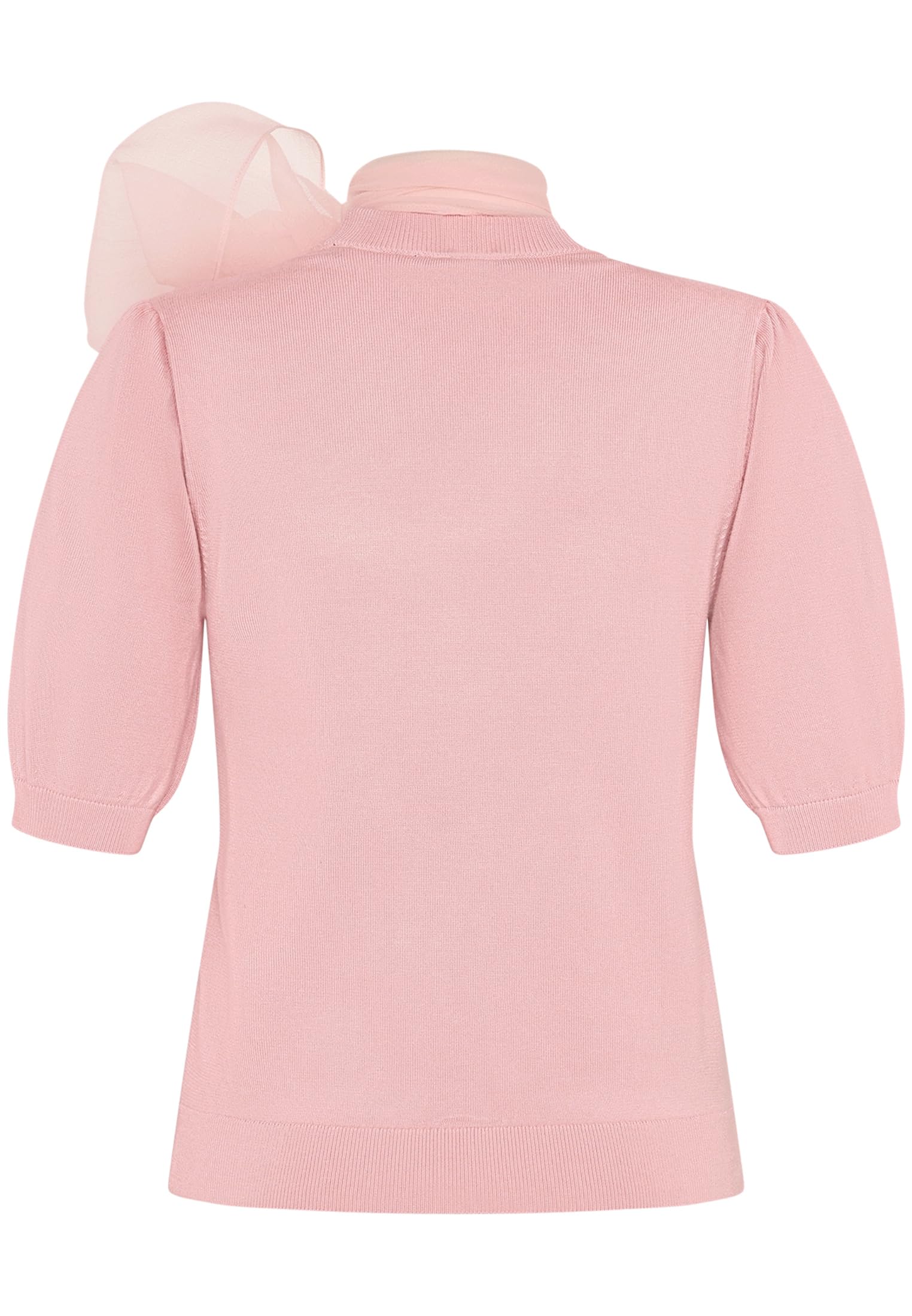 zero Kurzarmpullover mit Schleife Strick