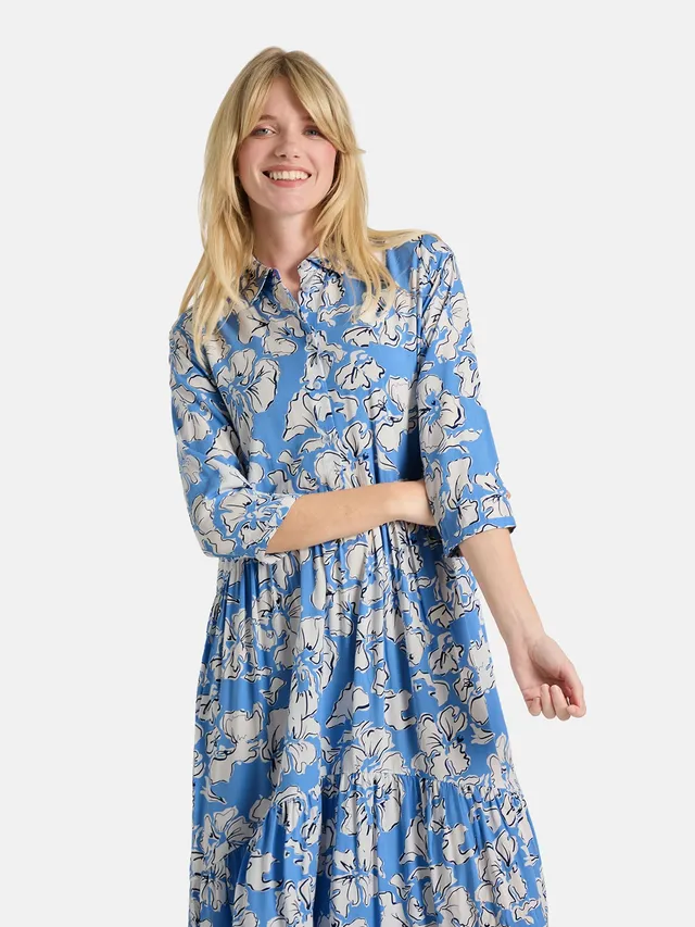 Lieblingsstück RorabethL Maxikleid Viskose air blue