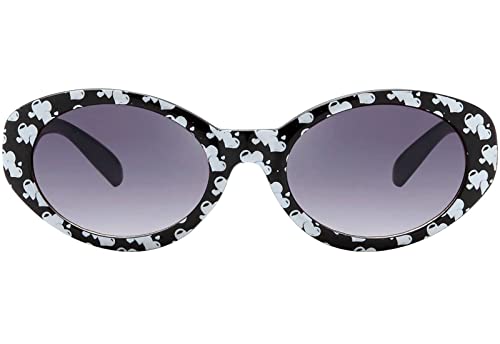 BEZLIT Kinder Sonnenbrille Herzchen Schwarz Weiß UV400