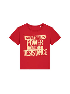 dna merch Power Resistance T-Shirt Damen Schwarz