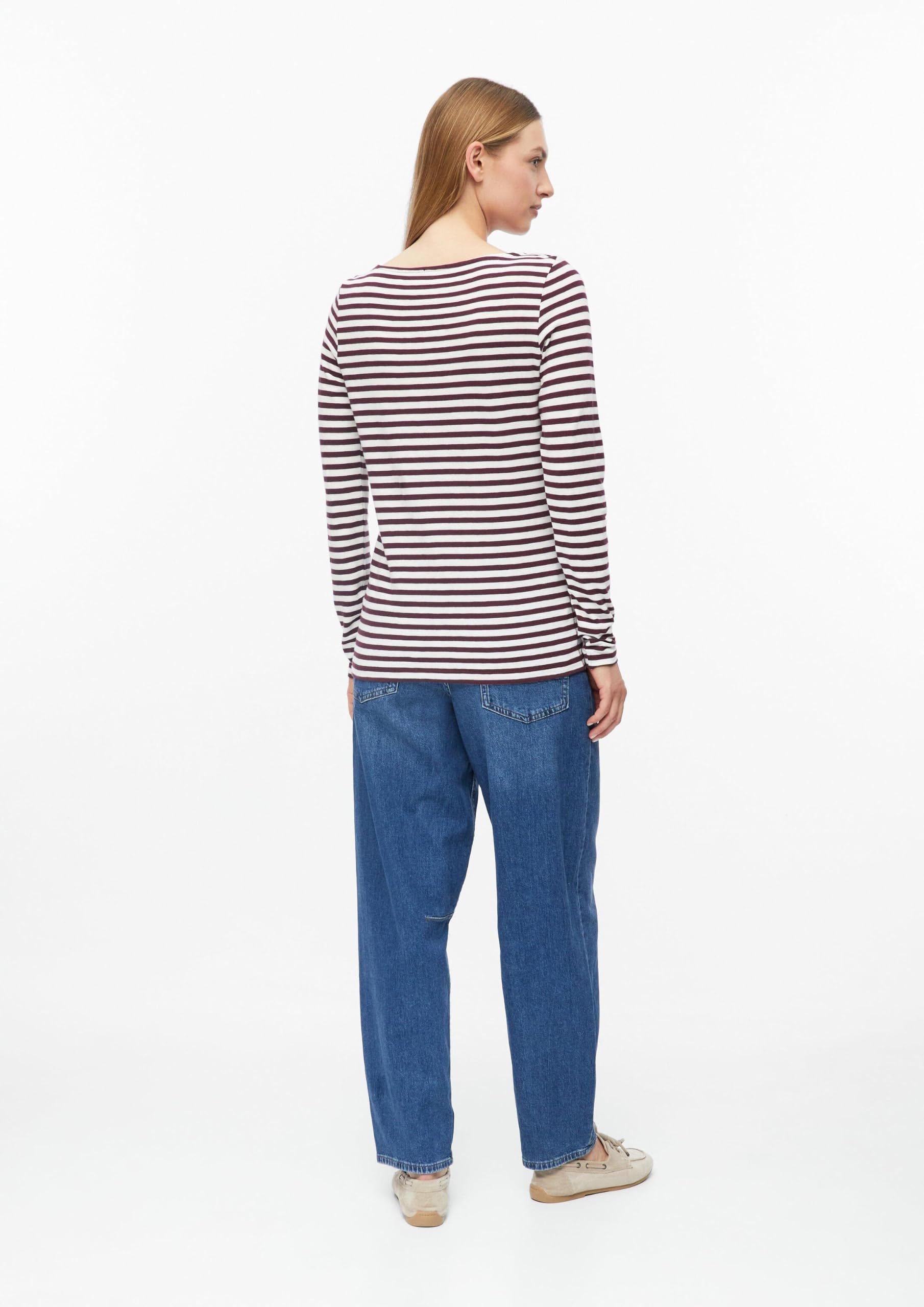 s.Oliver 2182446 Langarmshirt gestreift 40 Bordeaux