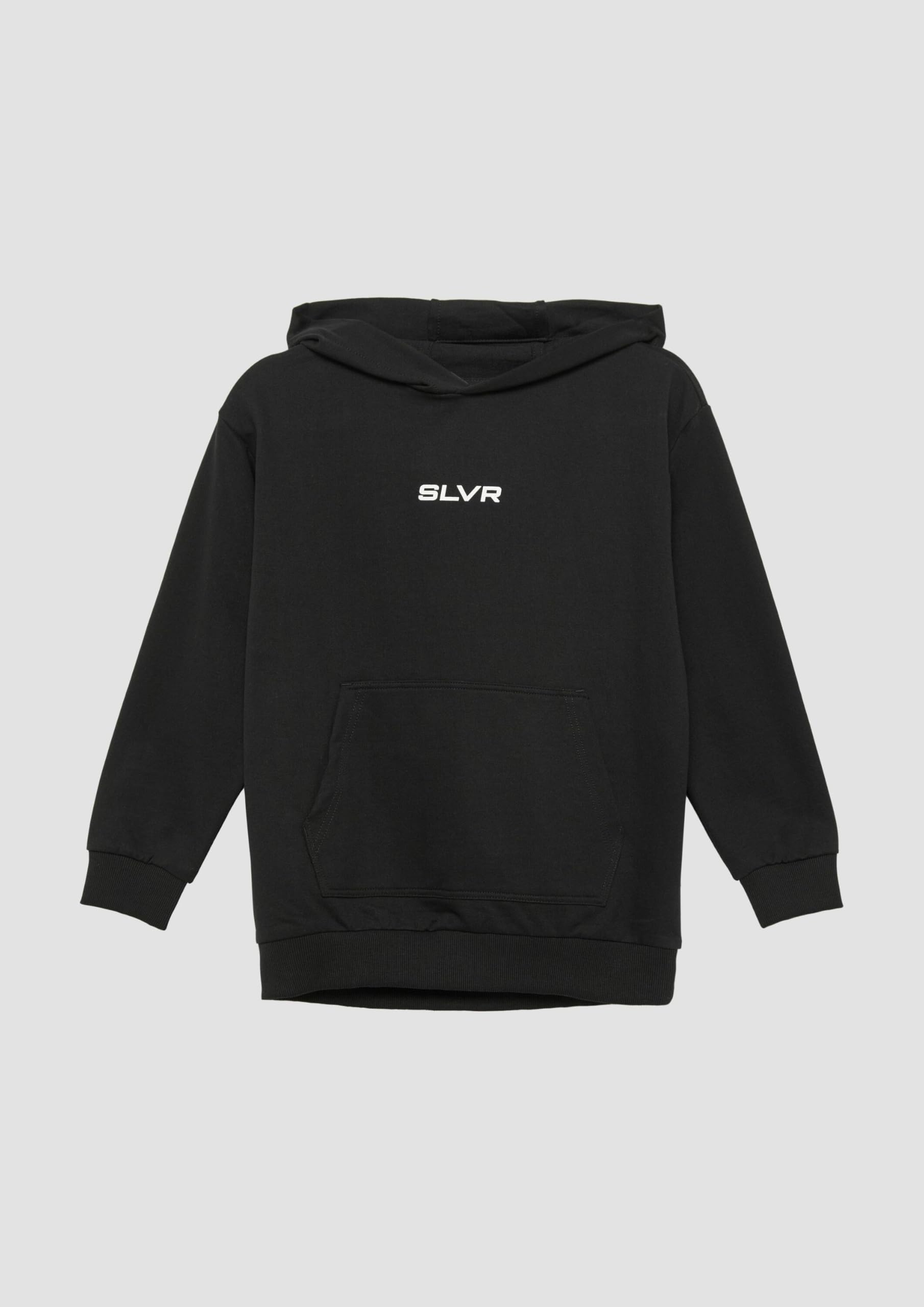 s.Oliver Junior Kapuzen-Sweatshirt Unisex grau mit Print
