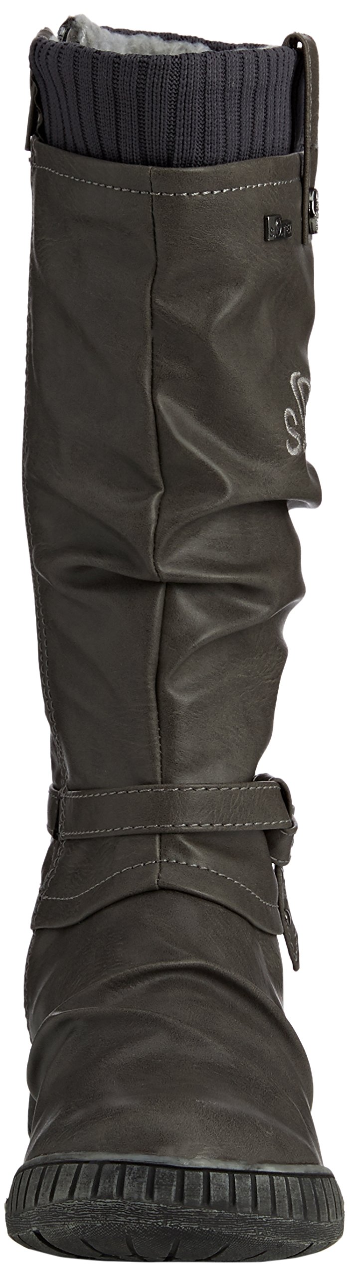 s.Oliver 56601 Stiefel Mädchen Halbschaft schwarz