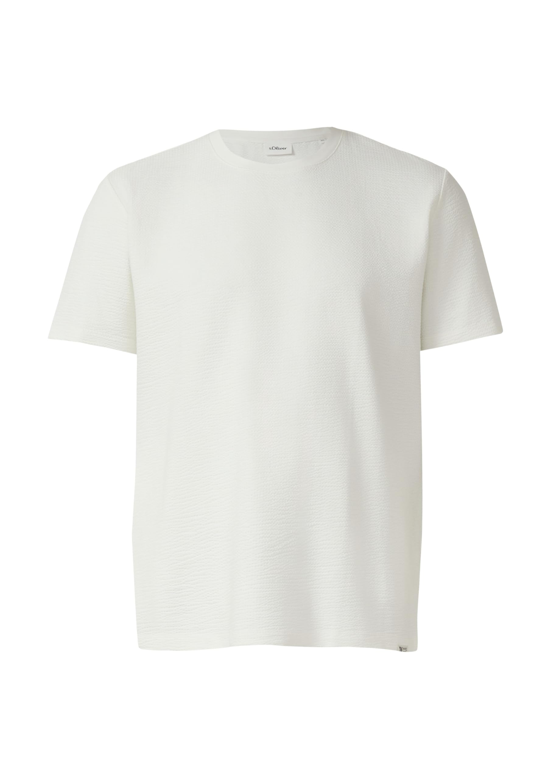 s.Oliver Junior T-Shirt strukturiert Baumwolle Alltag