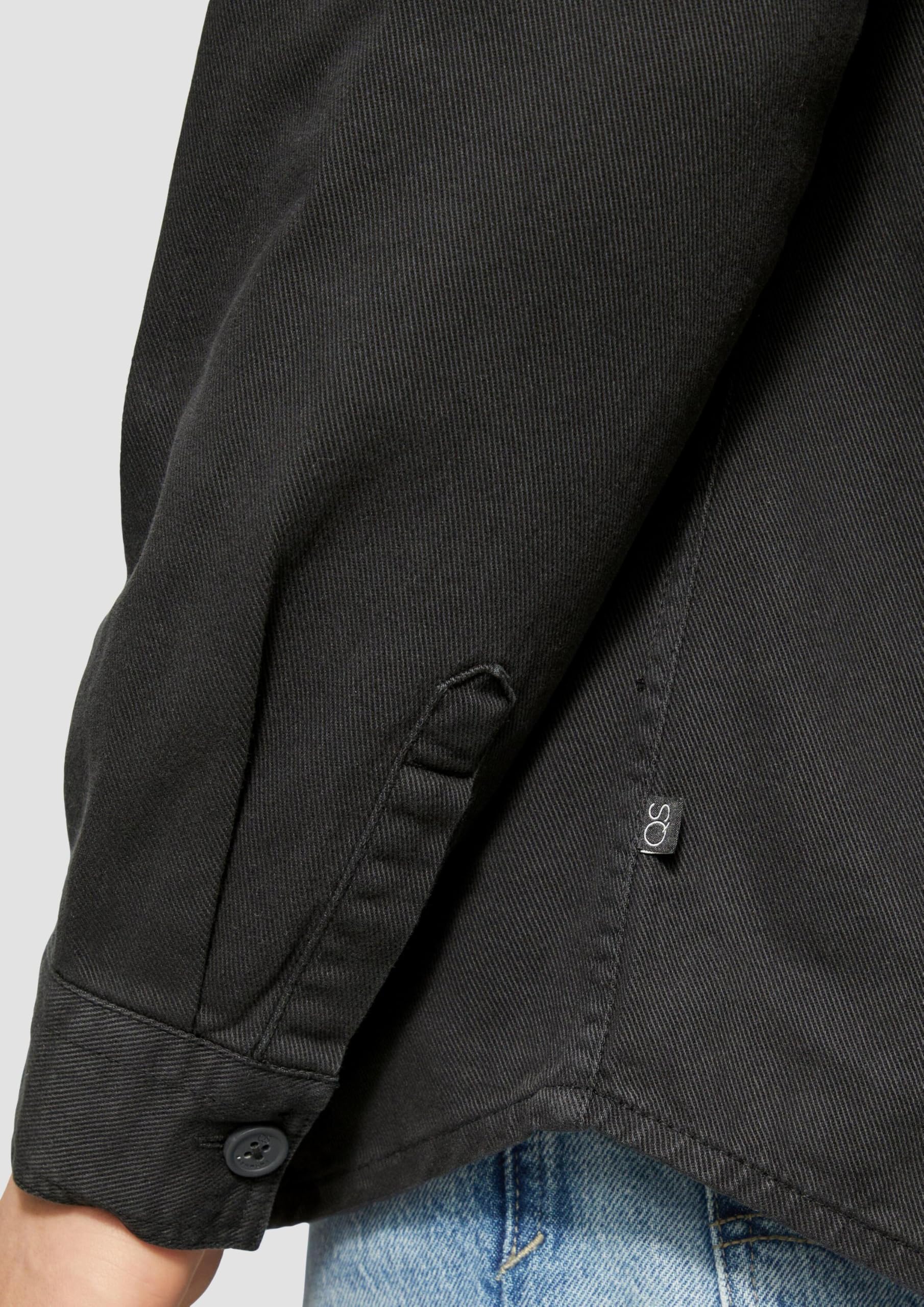 s.Oliver QS Overshirt gewaschener Twill Hemdjacke