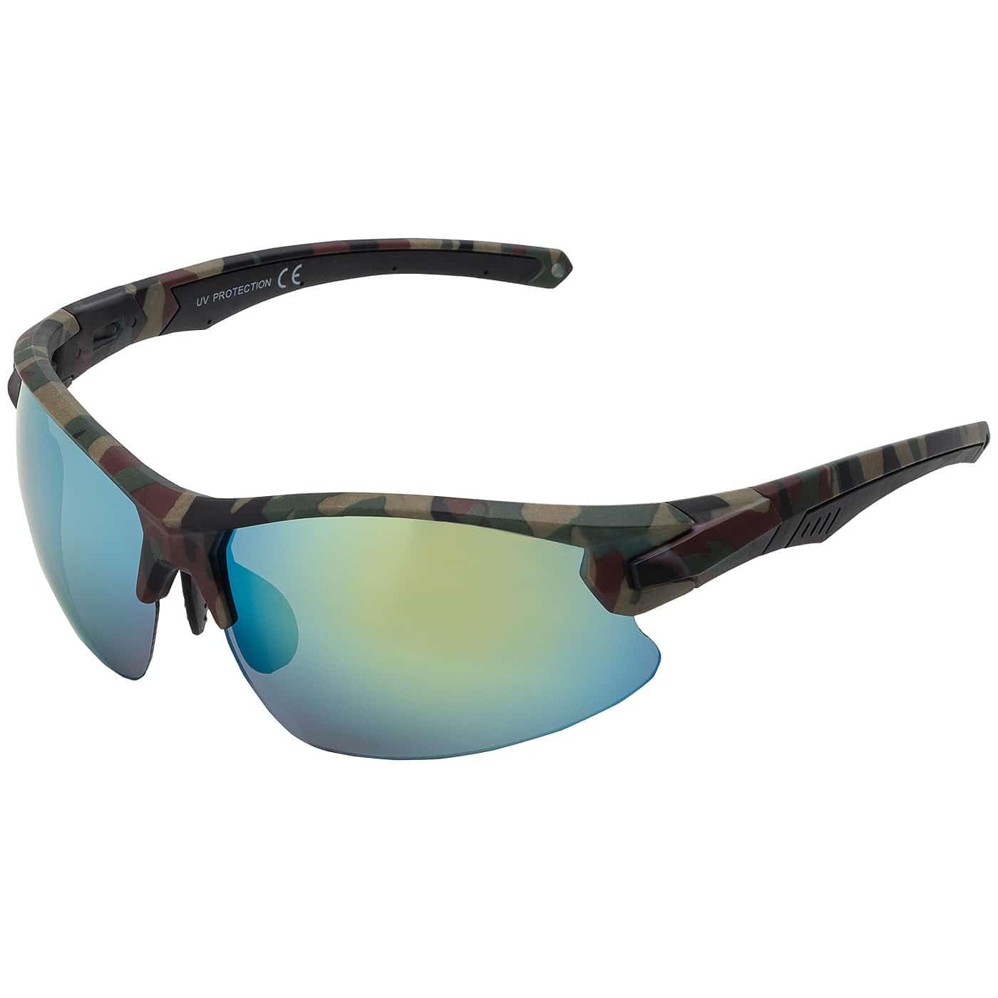BEZLIT Sport Sonnenbrille Camouflage Blau UV400